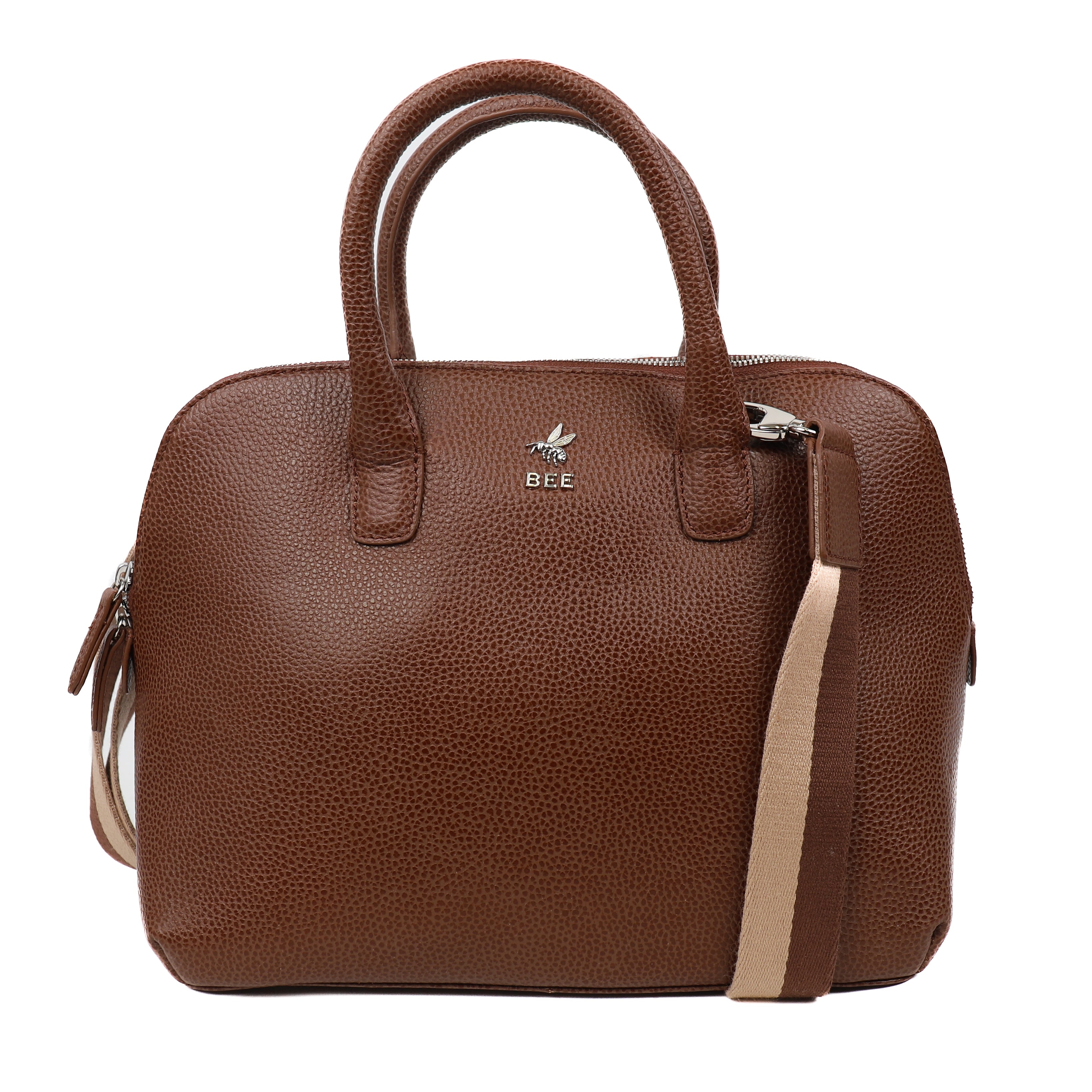 Hand/shoulder bag 'Grace' Tipping Tan