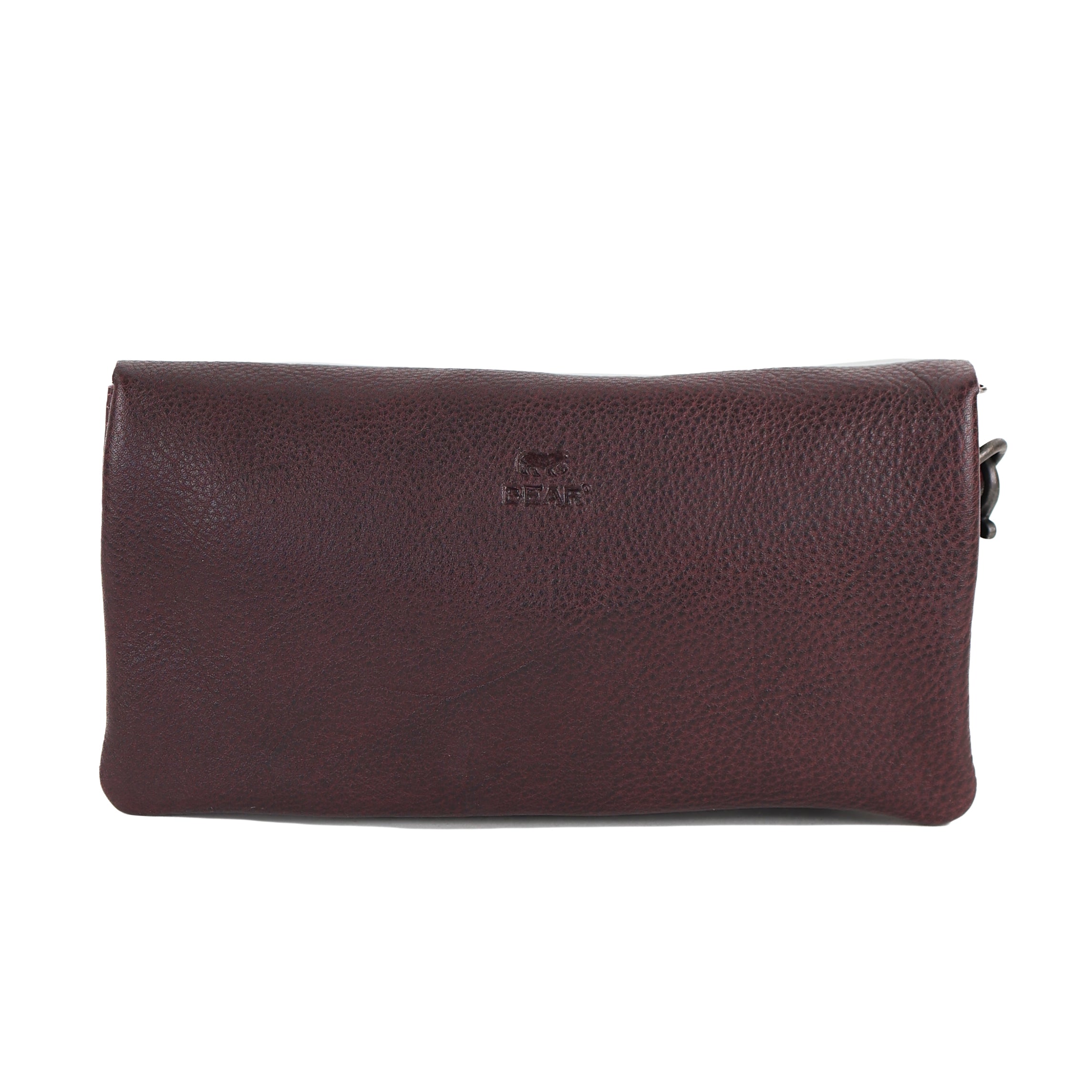 Clutch/mini schoudertasje 'Lydia' bordeaux