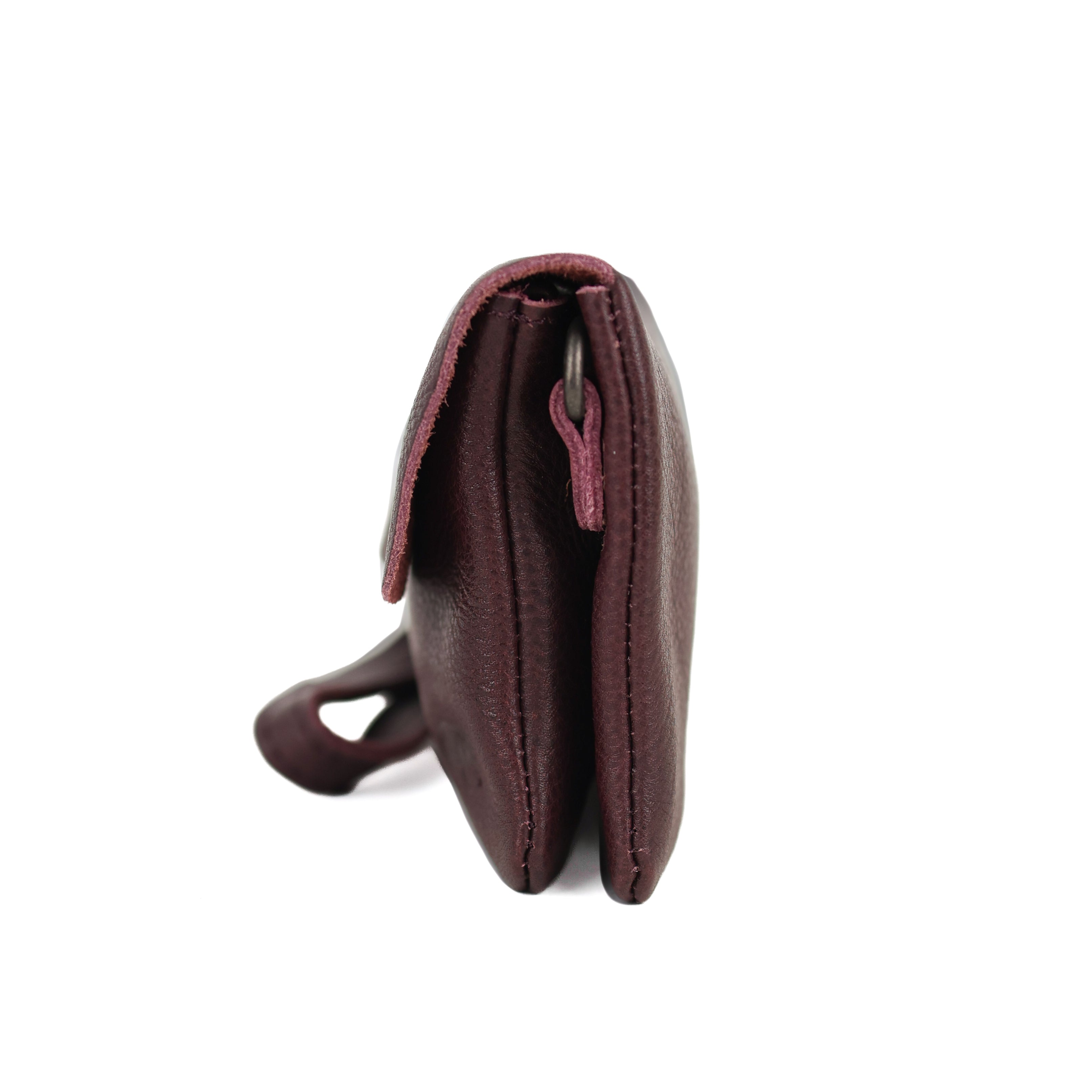Clutch/mini schoudertasje 'Lydia' bordeaux