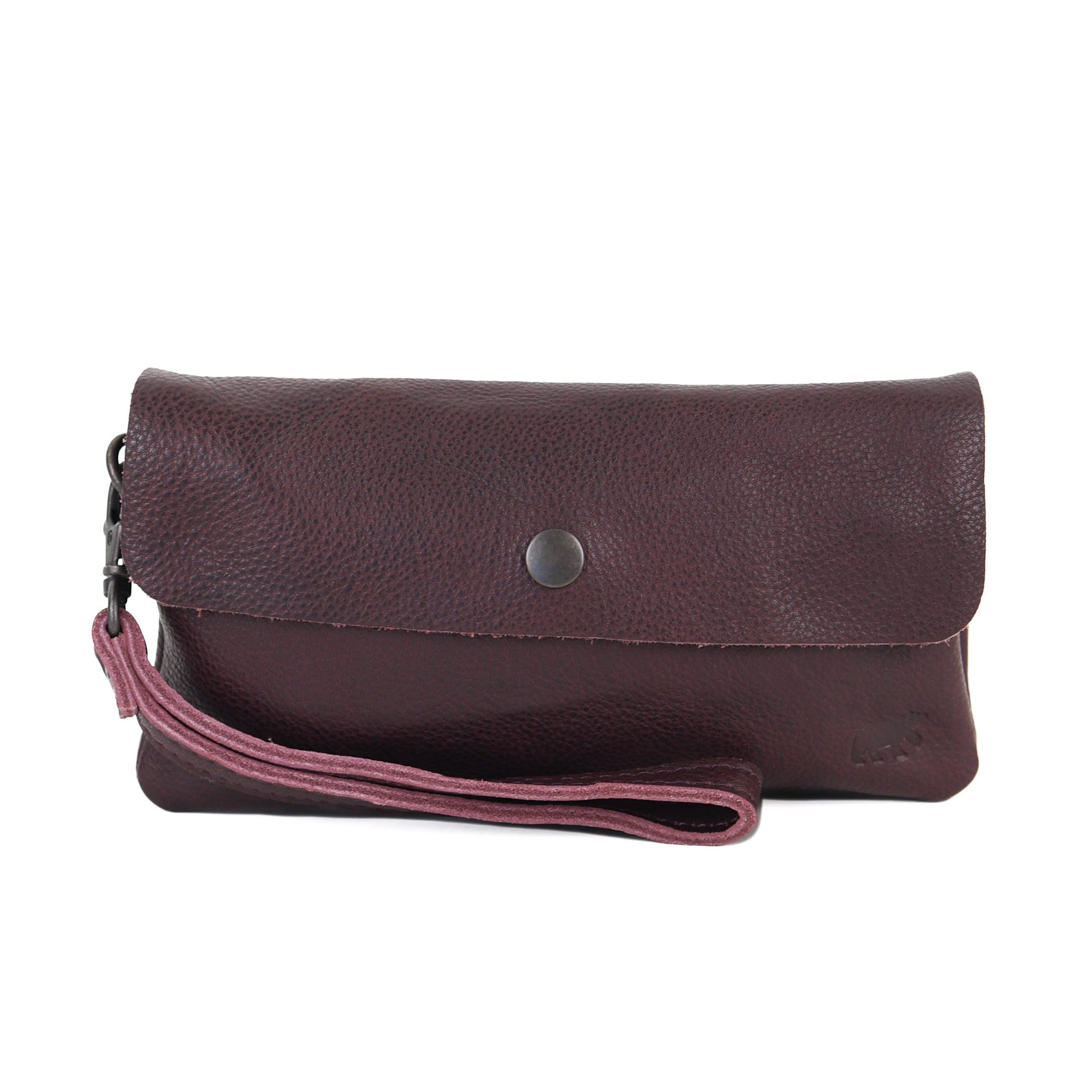 Clutch/mini schoudertasje 'Lydia' bordeaux