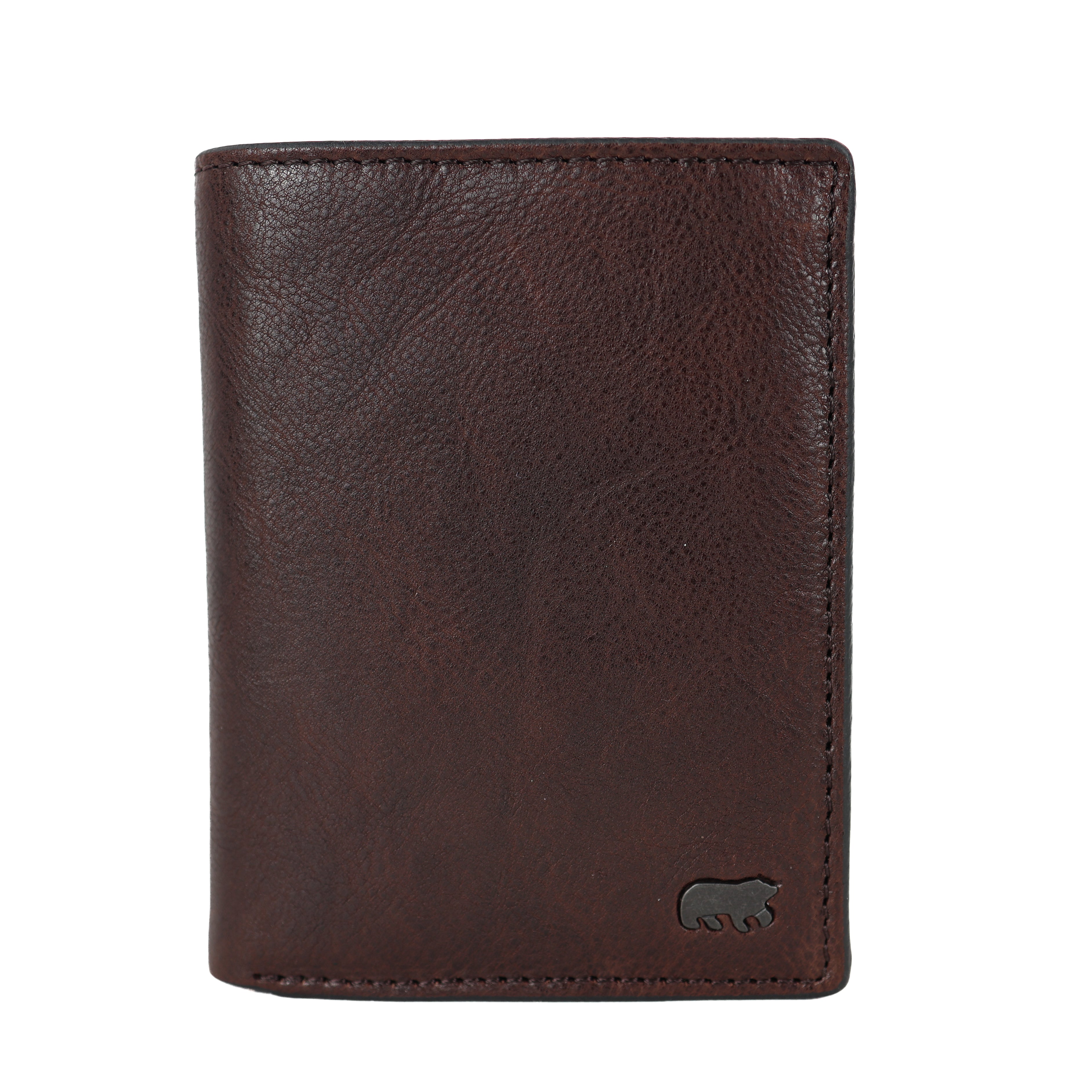 Luxe hoge portemonnee/billfold 'Enrico' bruin