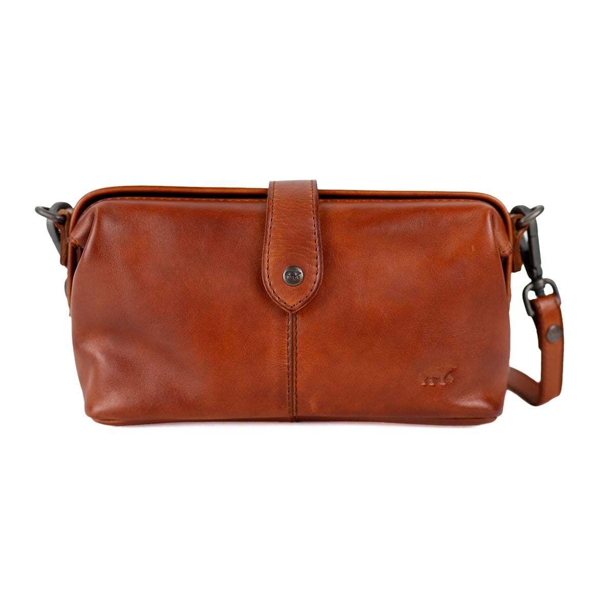 Clutch/dokterstasje 'Rio' cognac