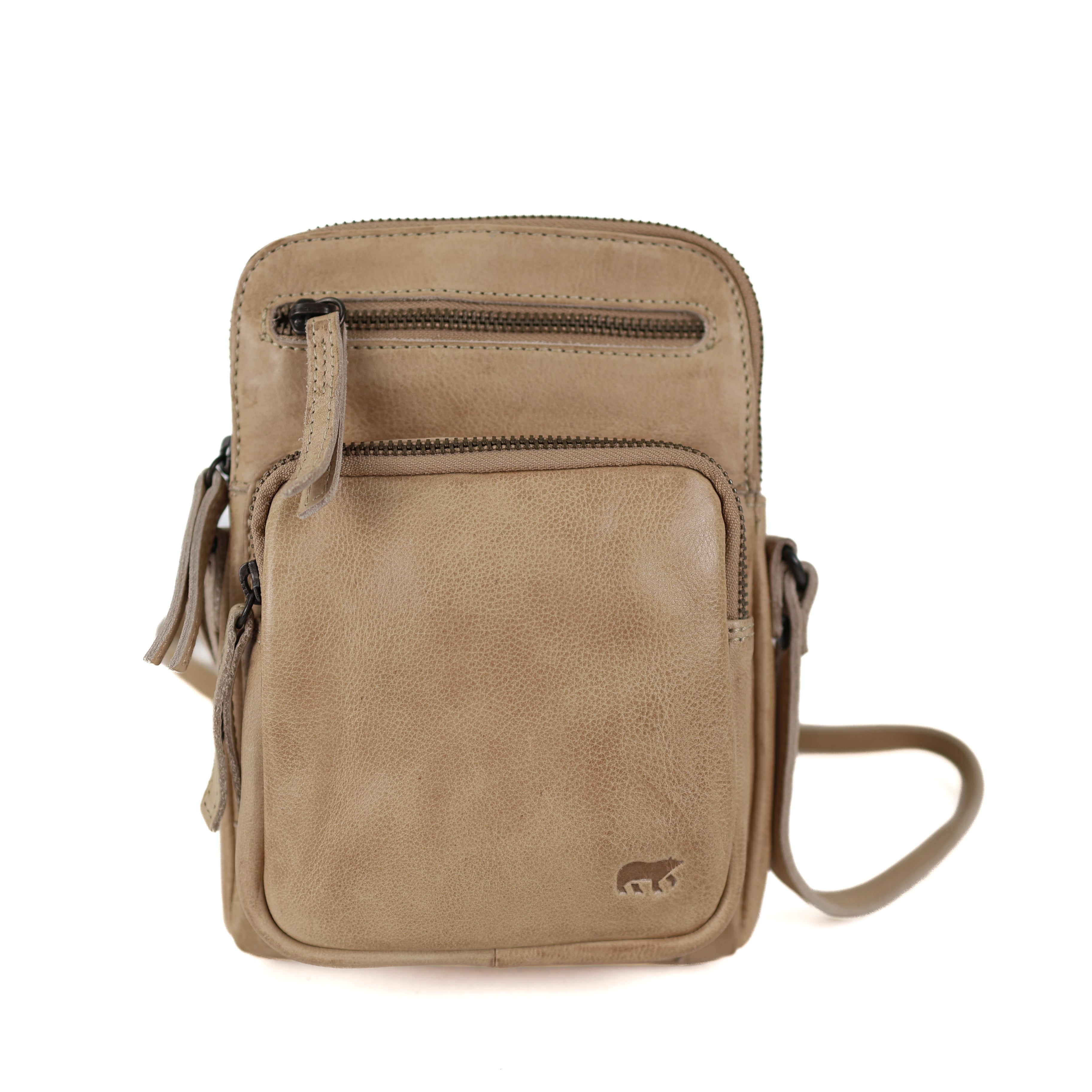 Kleine schoudertas 'Alexis' beige