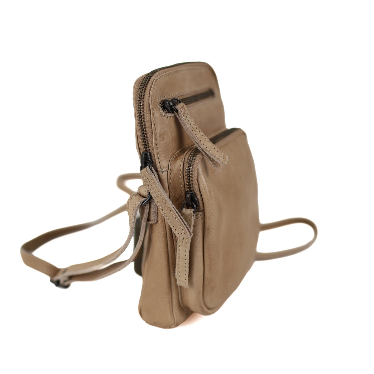 Kleine schoudertas 'Alexis' beige
