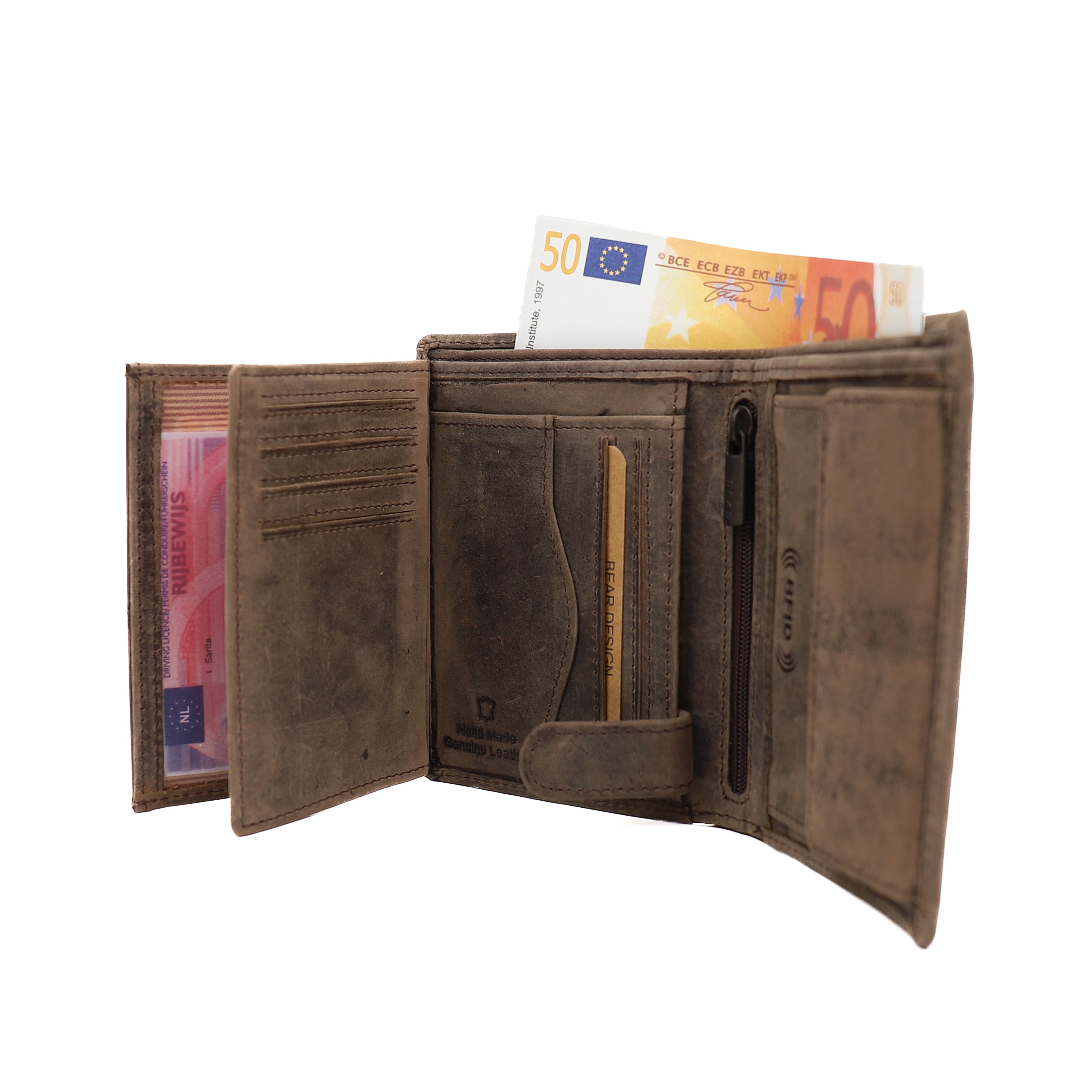 Billfold 'Klaas' bruin