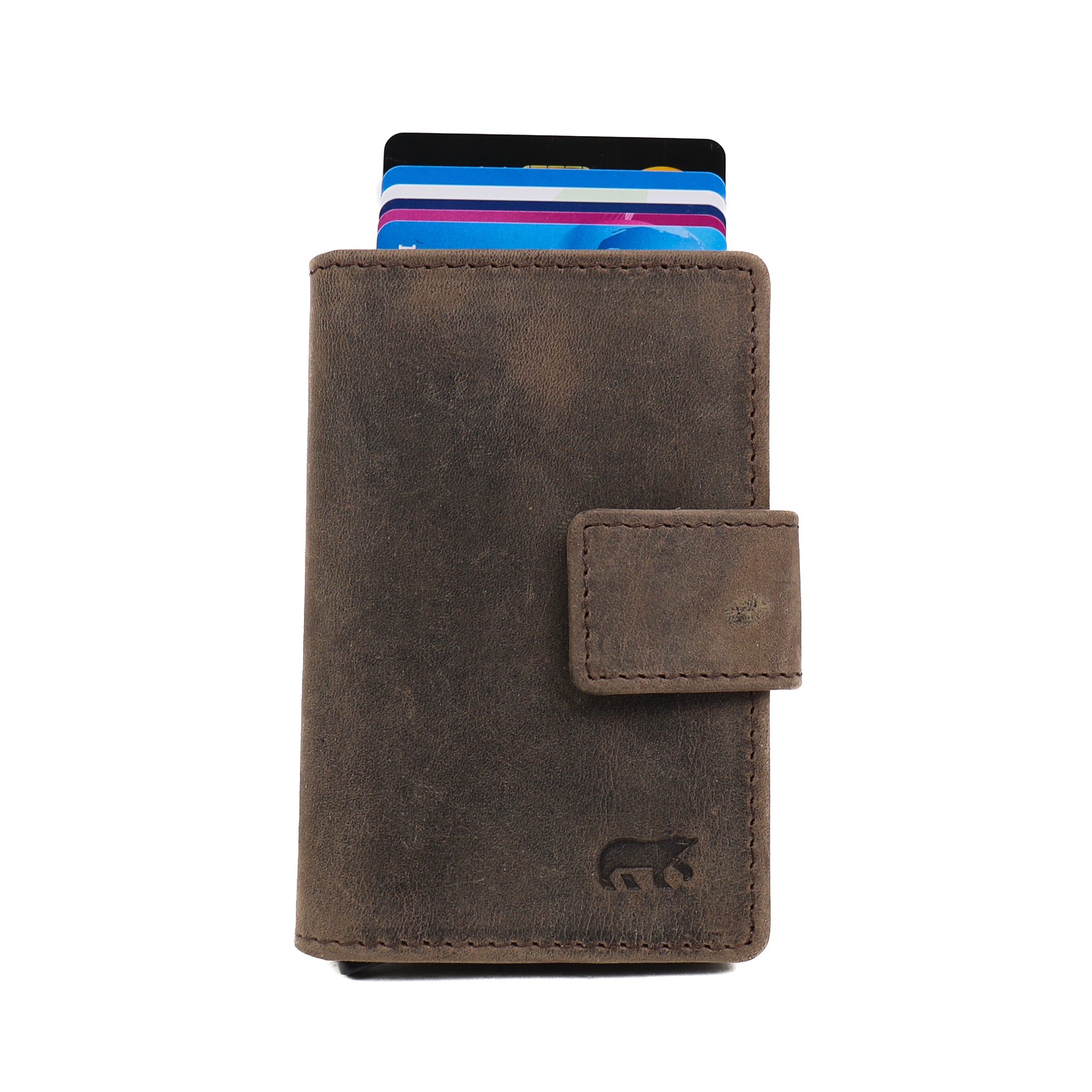 Card holder 'Pip' brown