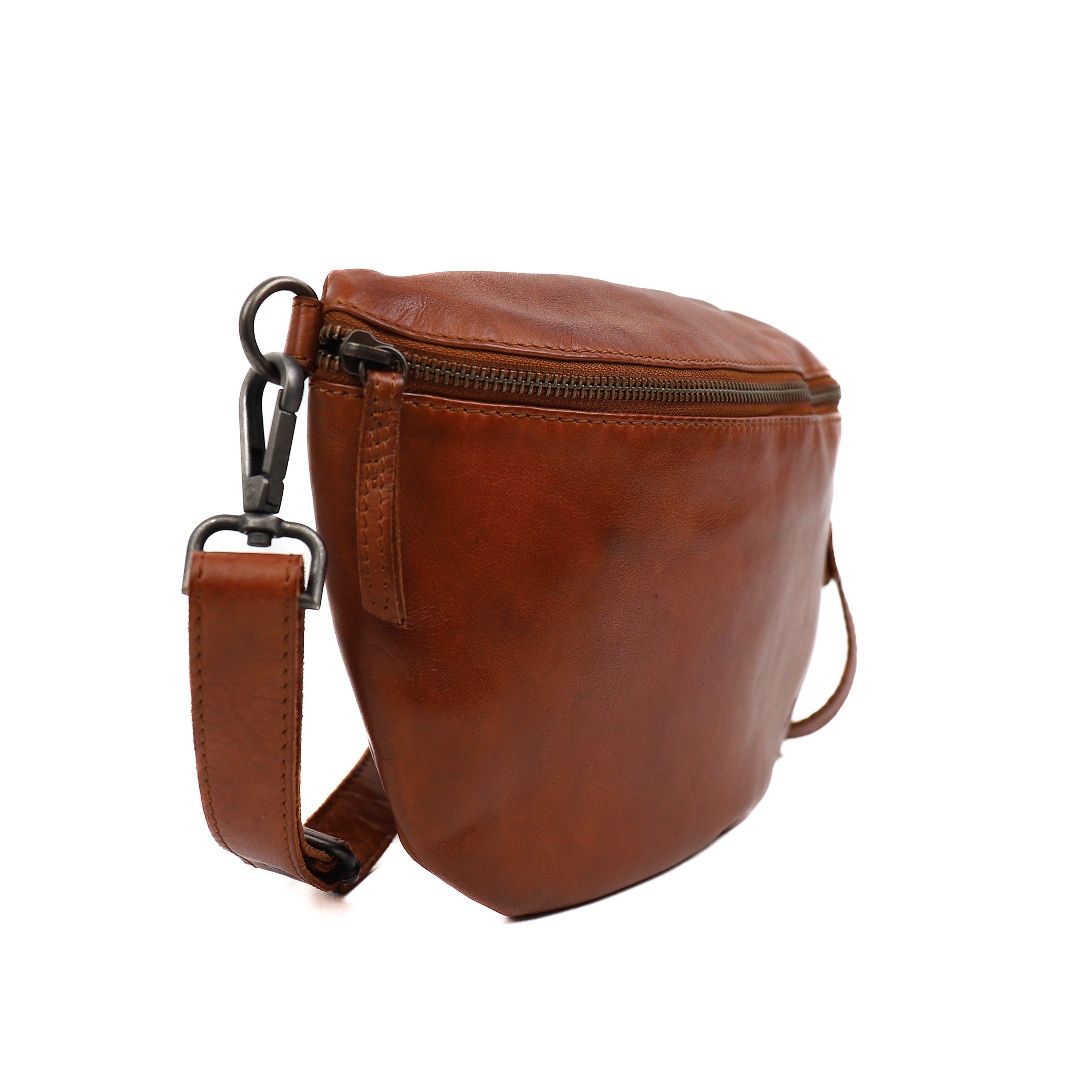 Crossbody/waist bag 'Maiky' cognac