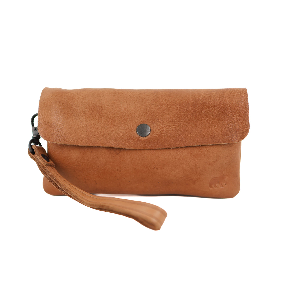 Clutch/mini schoudertasje 'Lydia' taupe