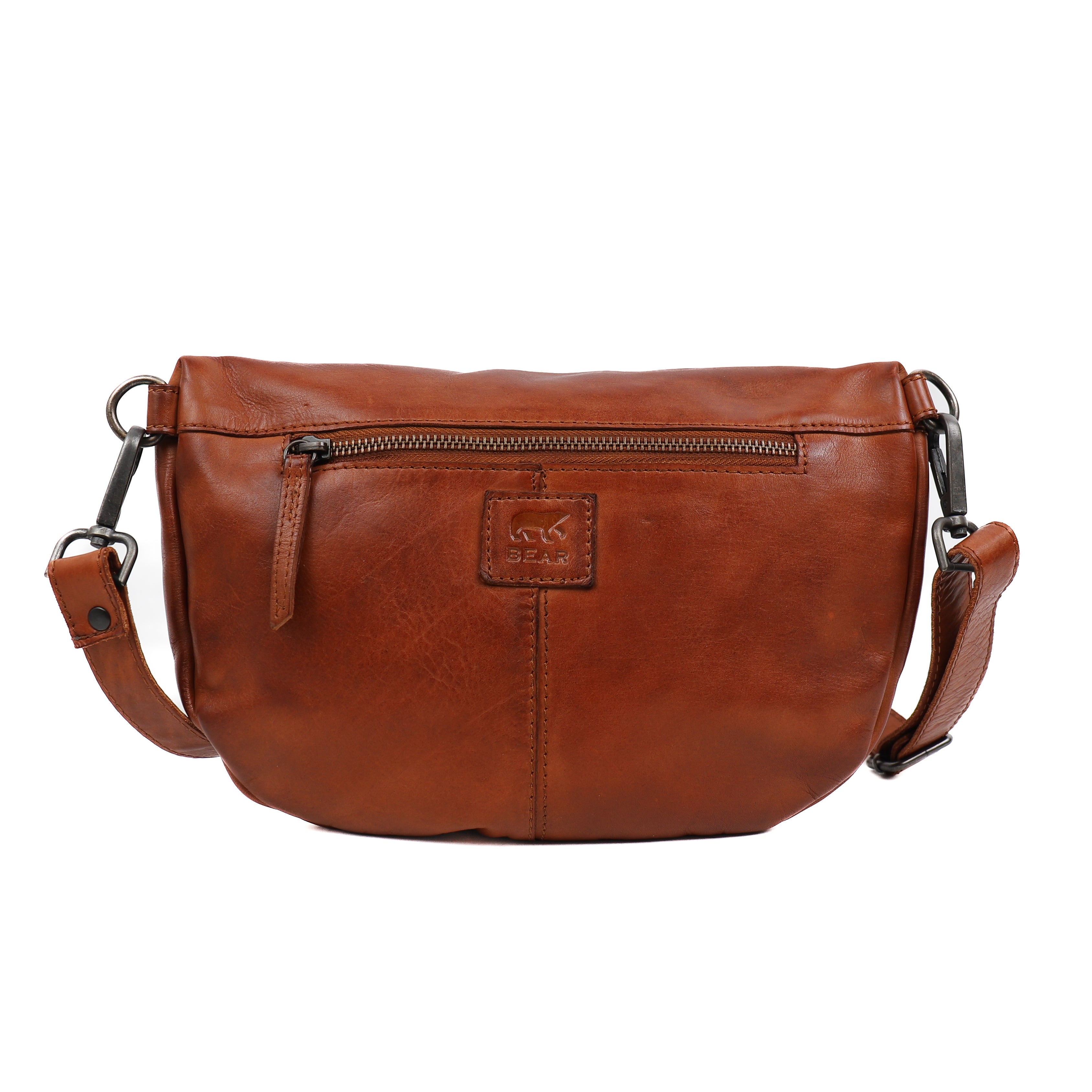 Crossbody/heuptas 'Maiky' cognac