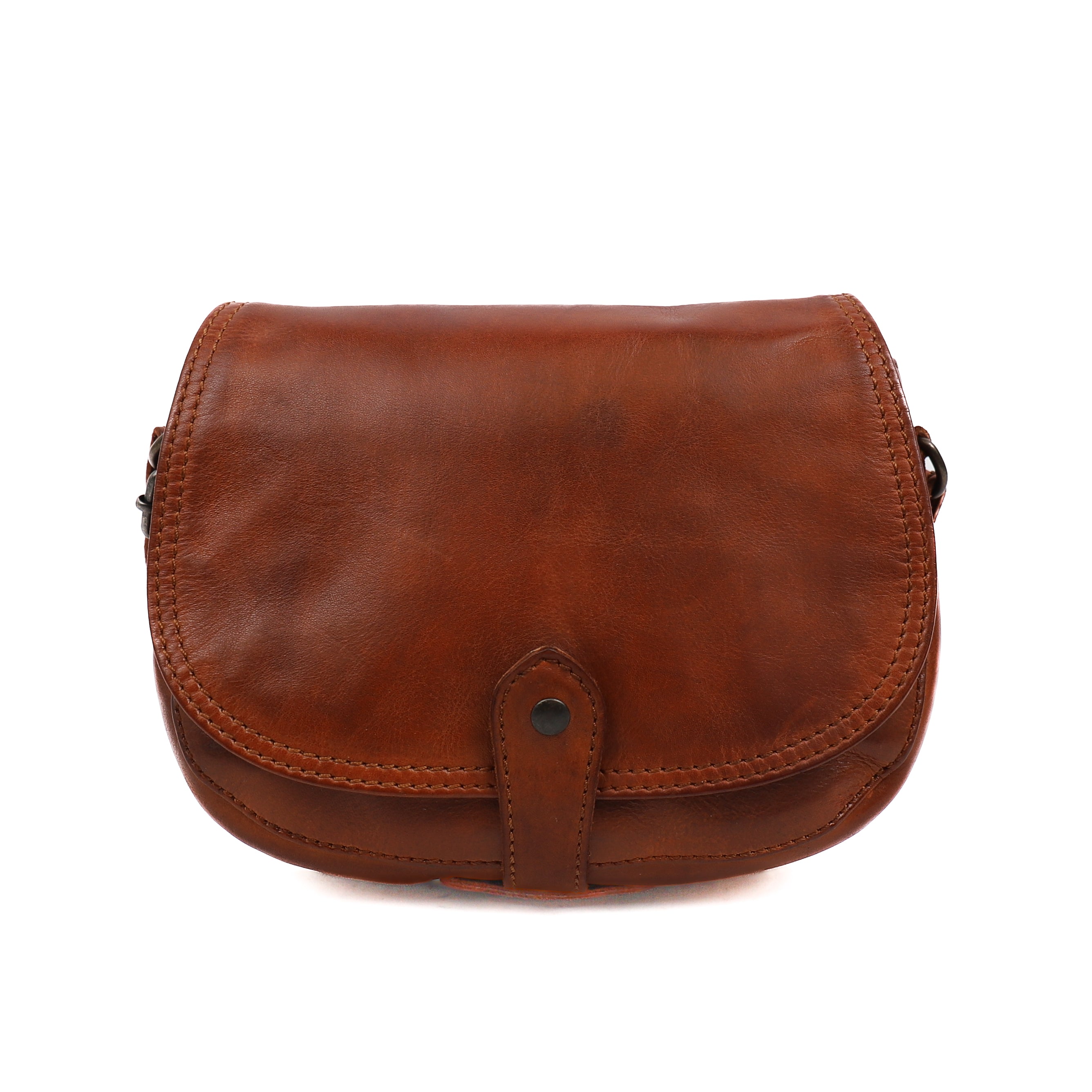 Shoulder bag 'Veronique' cognac