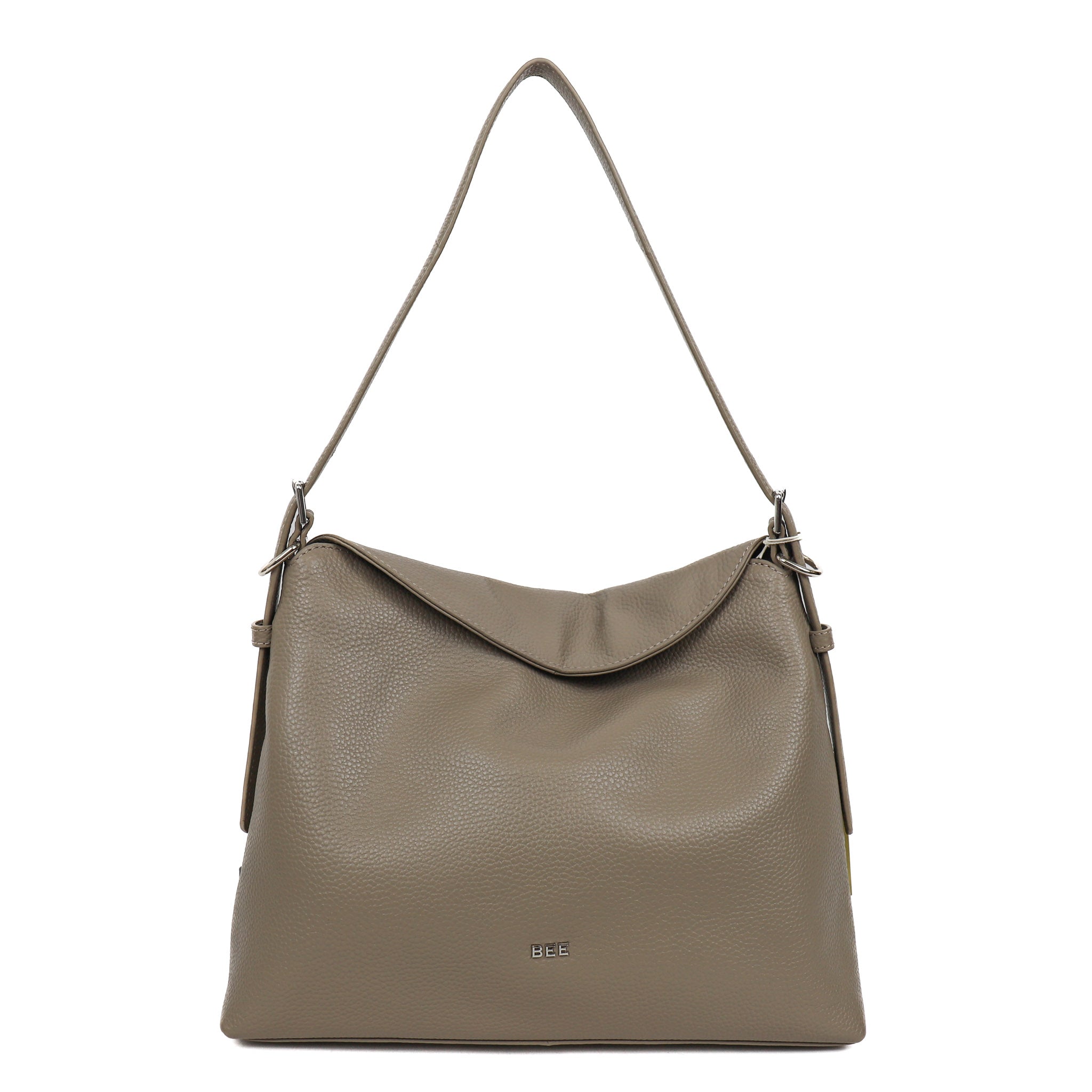 Hand/shoulder bag 'Payge' Silver Mink