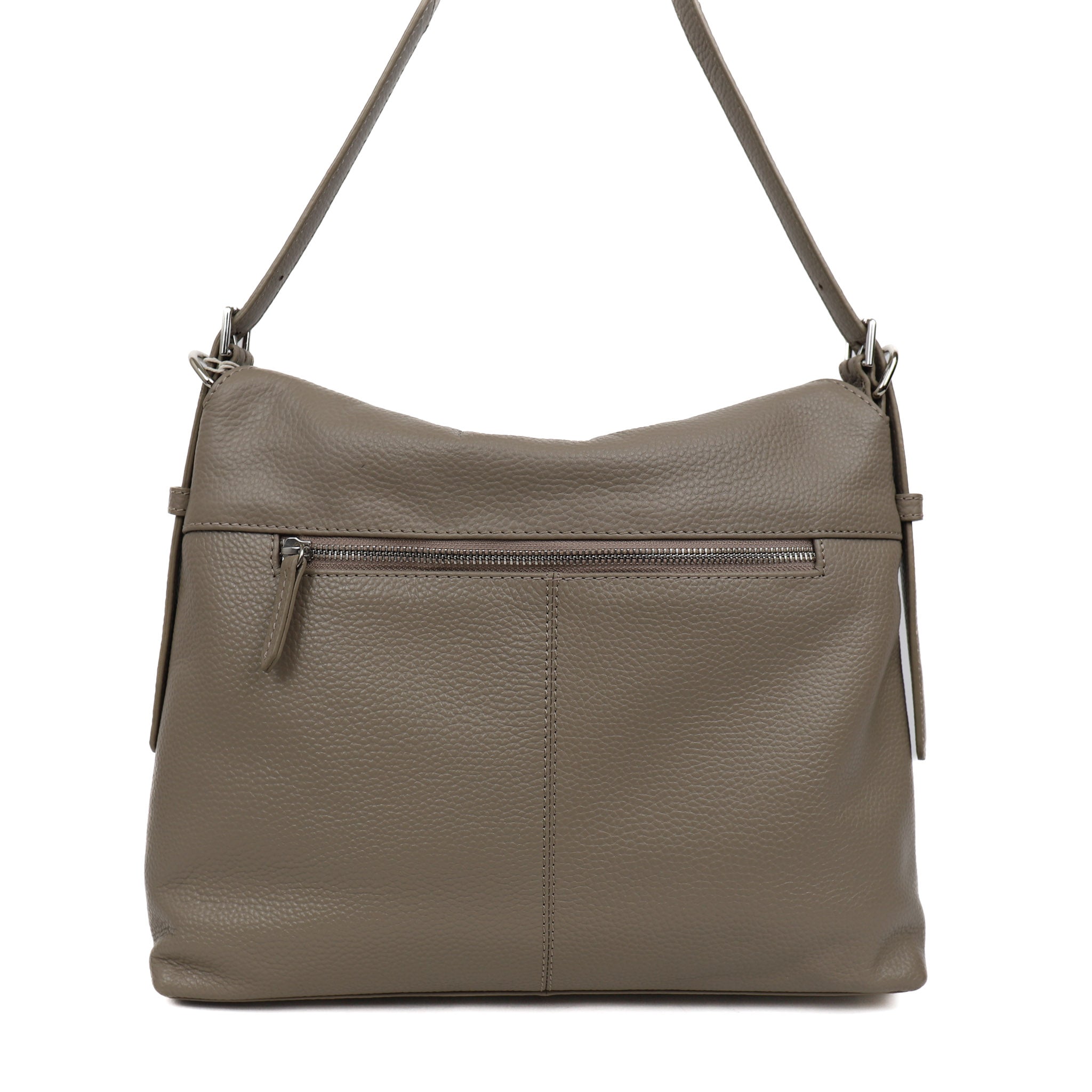 Hand/shoulder bag 'Payge' Silver Mink