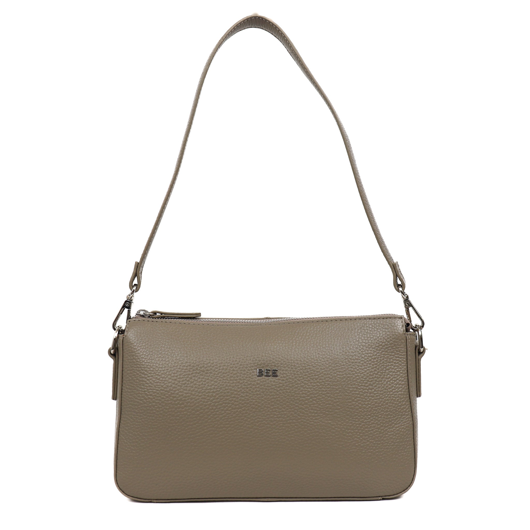 Hand/shoulder bag 'Elynn' Silver Mink