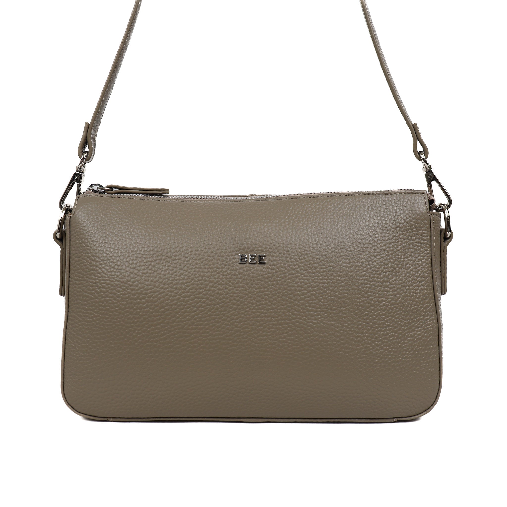 Hand/shoulder bag 'Elynn' Silver Mink