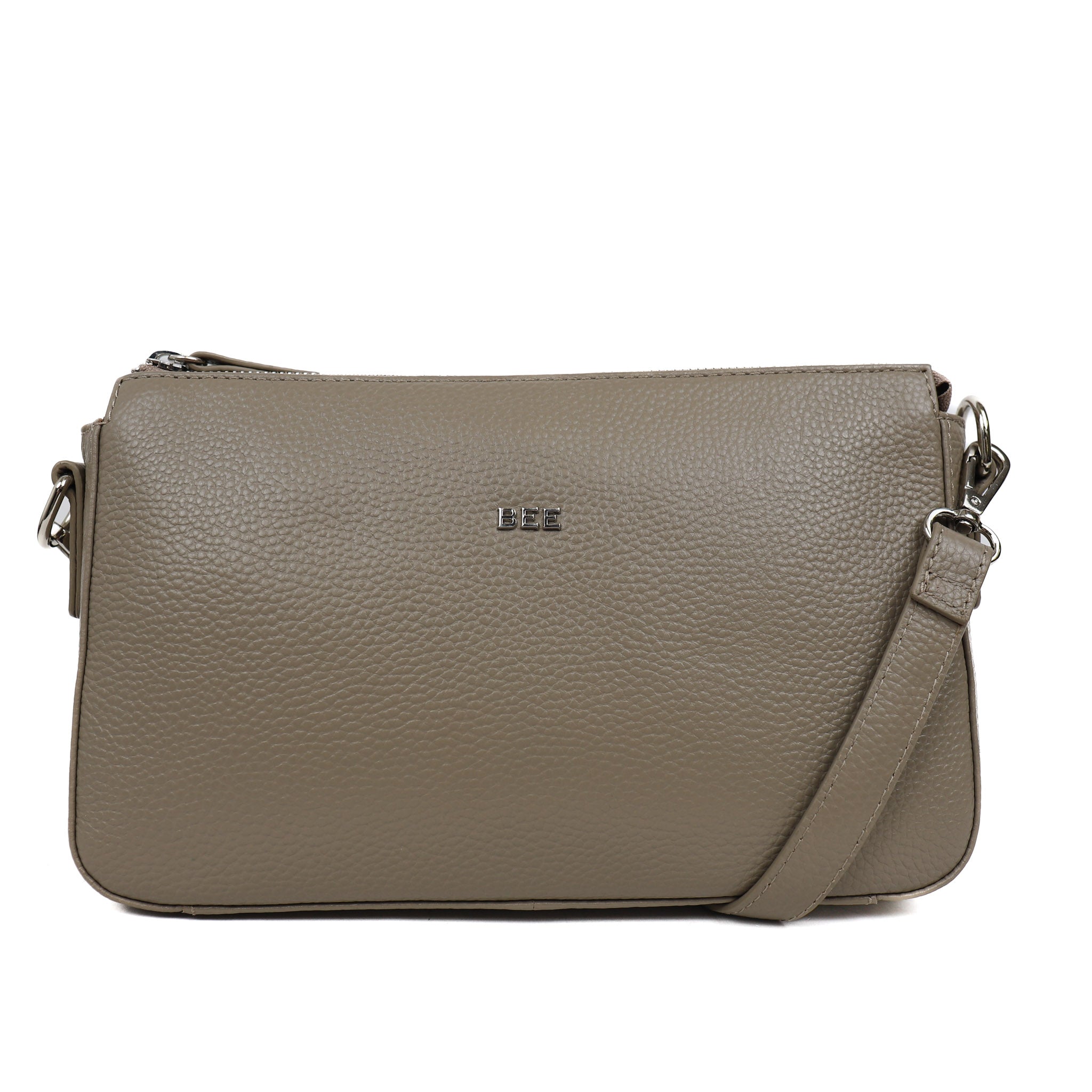 Hand/shoulder bag 'Elynn' Silver Mink