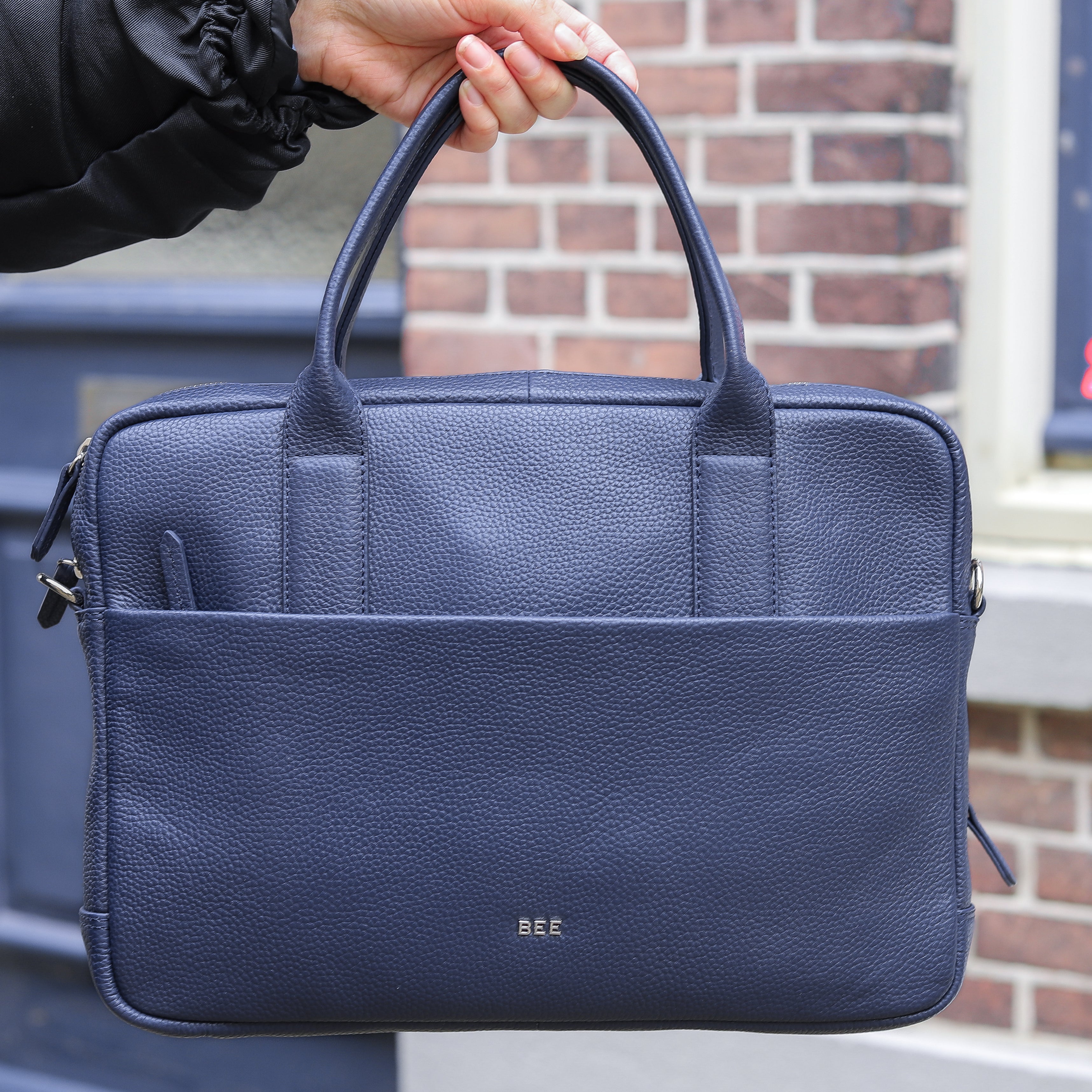 Compact Laptop Bag 'Gia' Peacoat