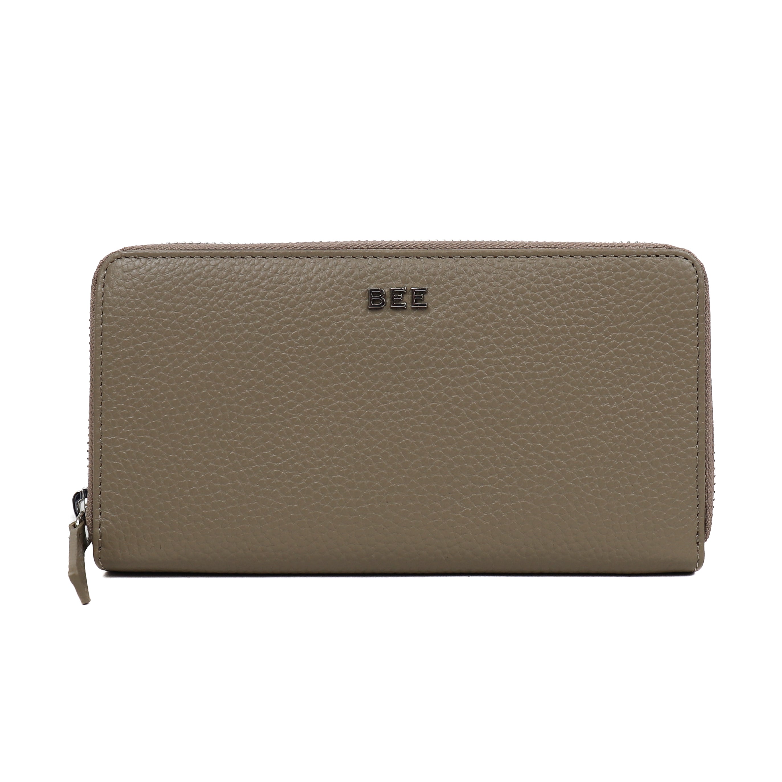 Zip wallet 'Mykki' Silver Mink