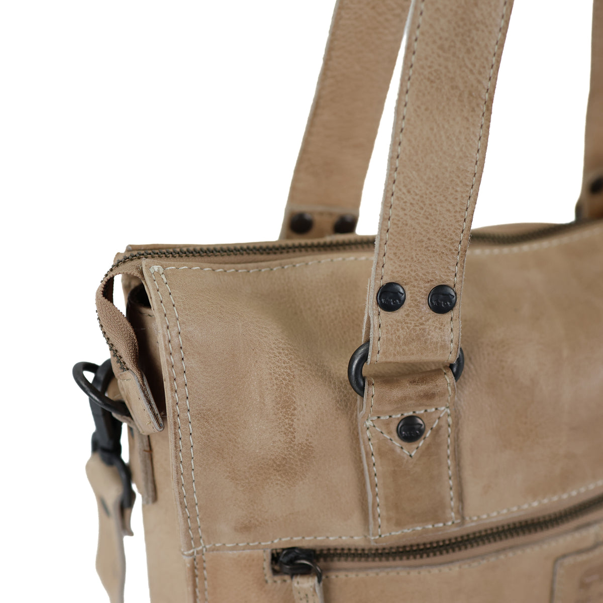 Hand-/schoudertas met laptopvak 15.6” 'Freya' beige