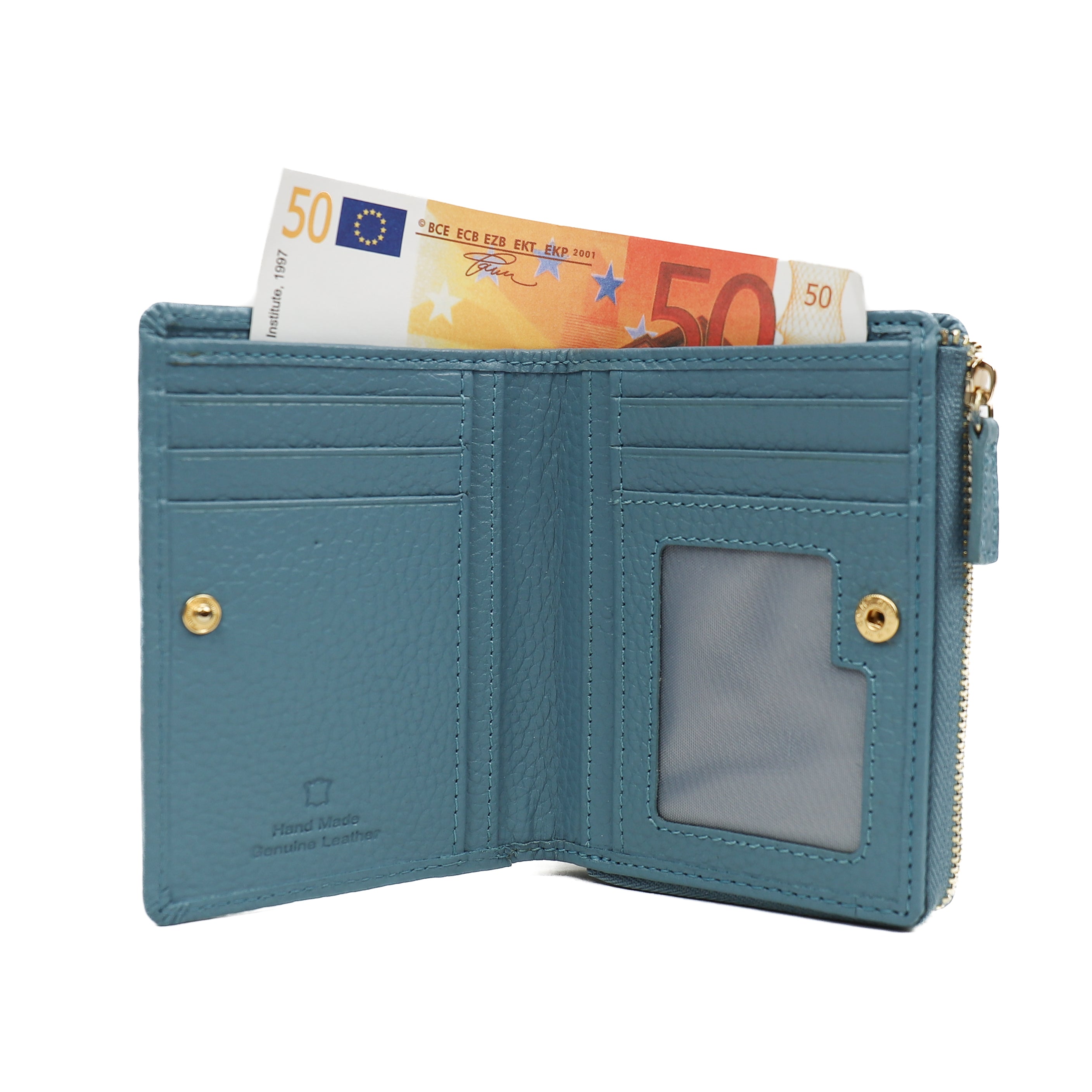 Zip wallet 'Vida' Blue