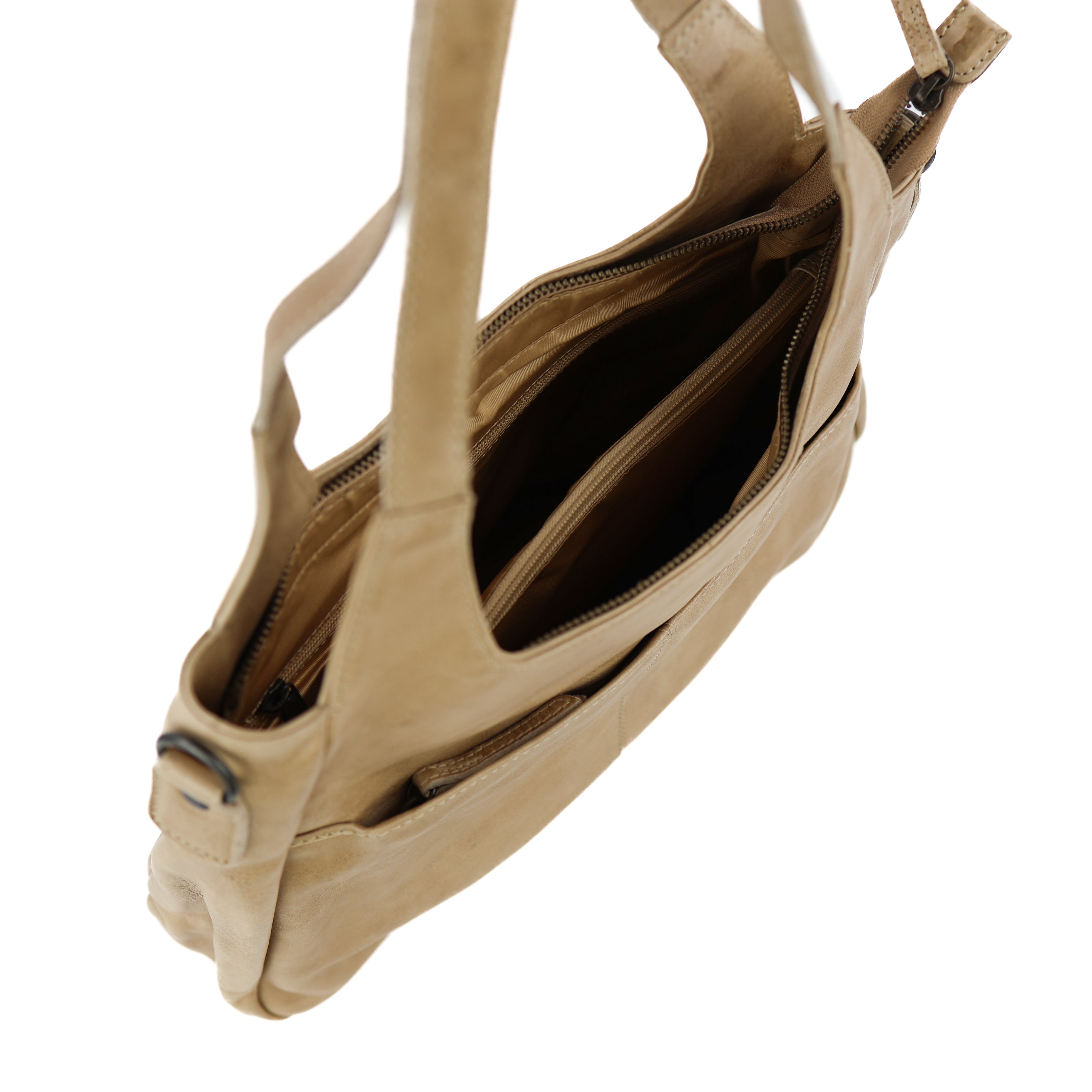 Hand-/schoudertas 'Els' beige
