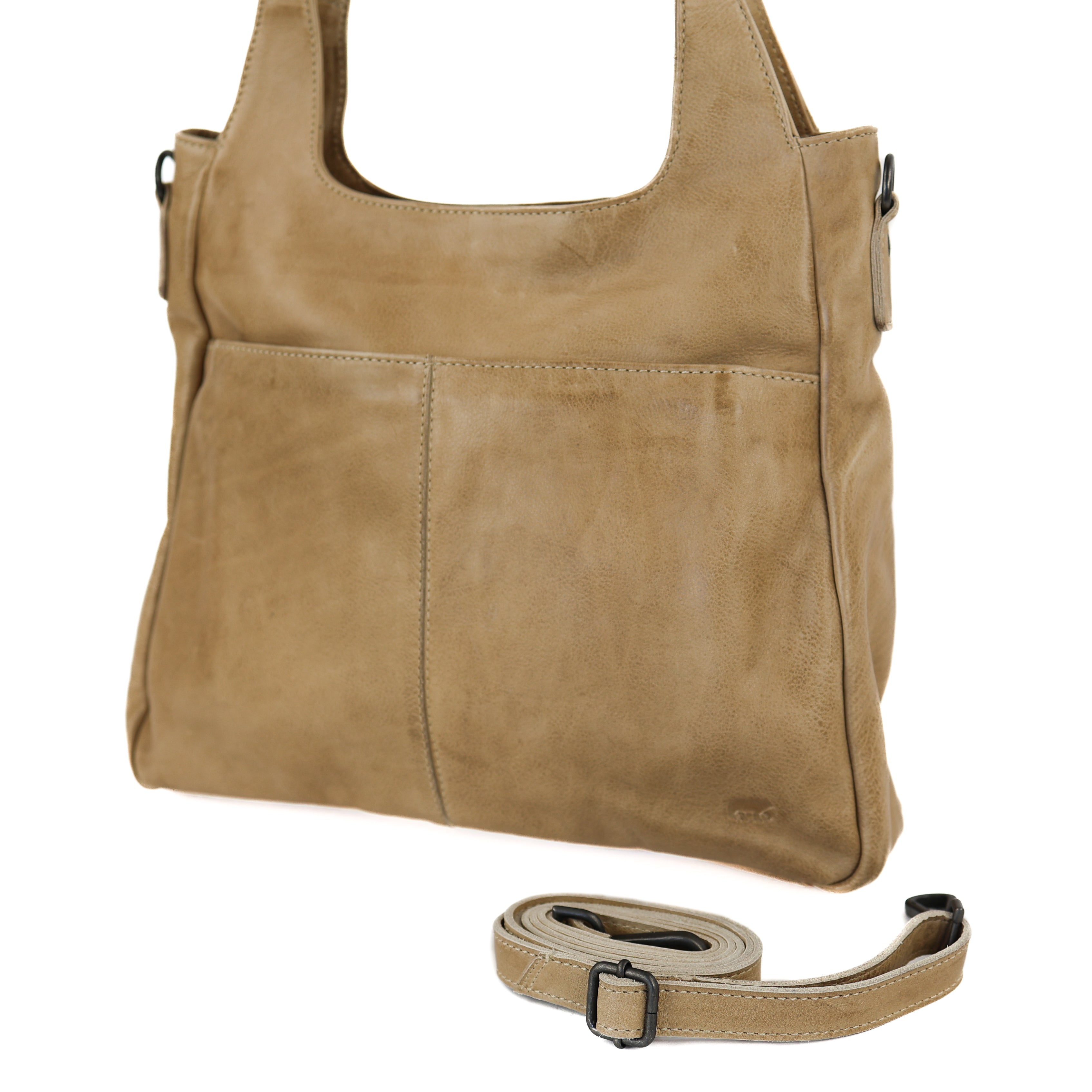 Hand-/schoudertas 'Els' beige