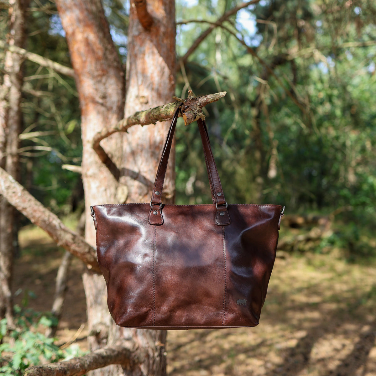 Shopper 'Nora' Andorra donkerbruin