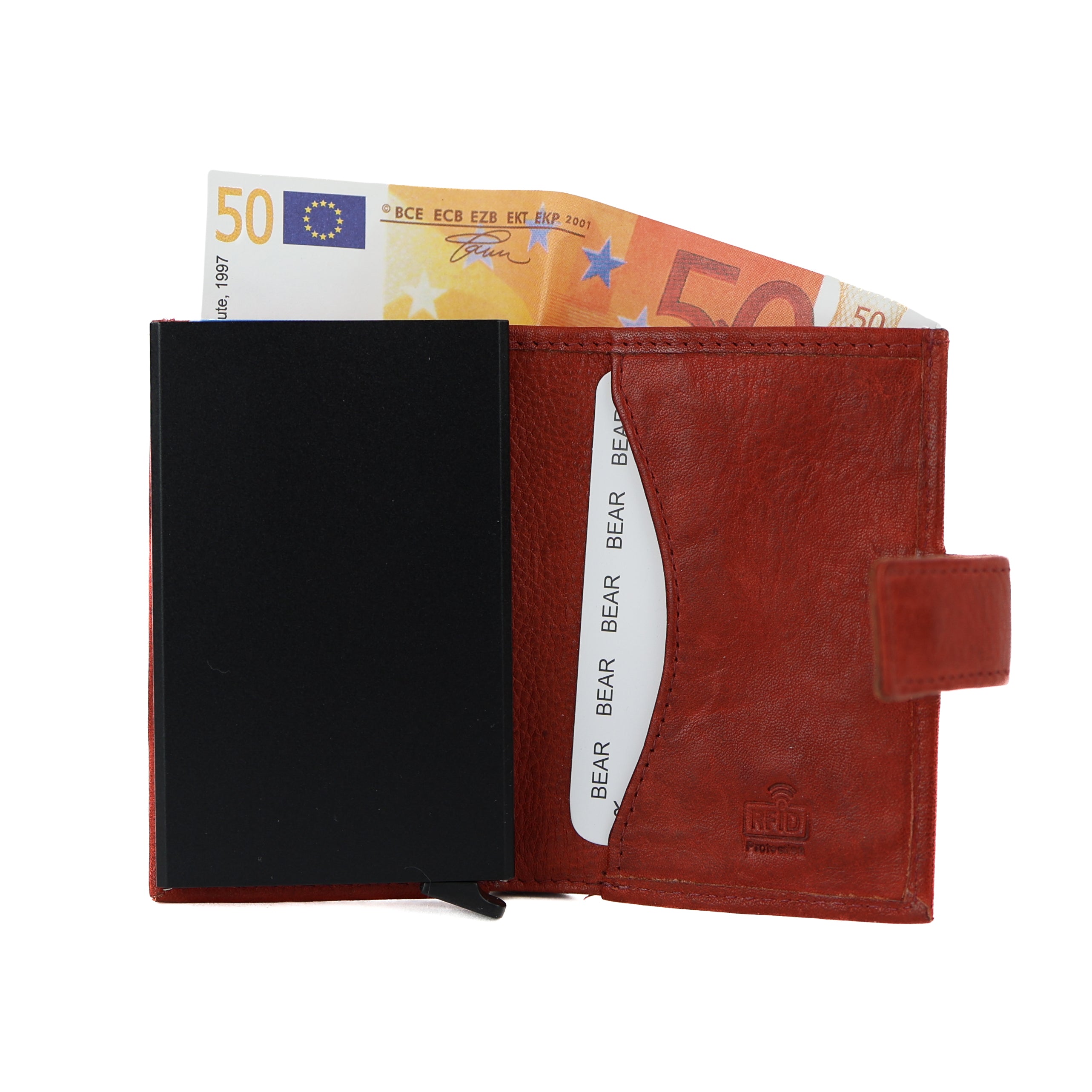 Card holder 'Elsie' red