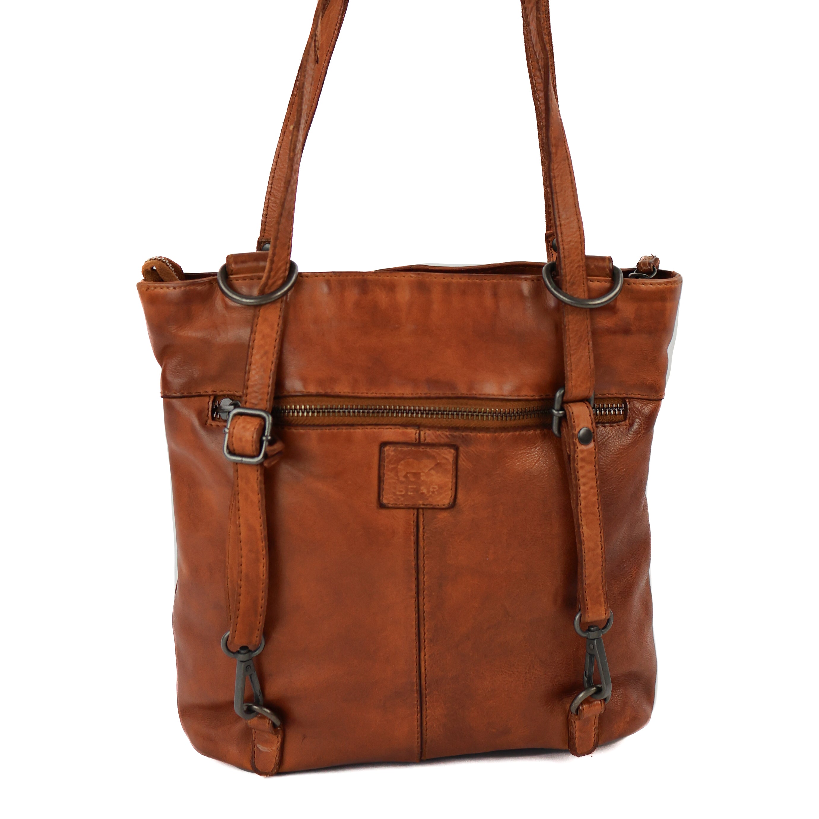 バッグ MOLO Bear Bag - sandy BEAR Backpack/shoulder bag 'Sandy' in cognac shopping