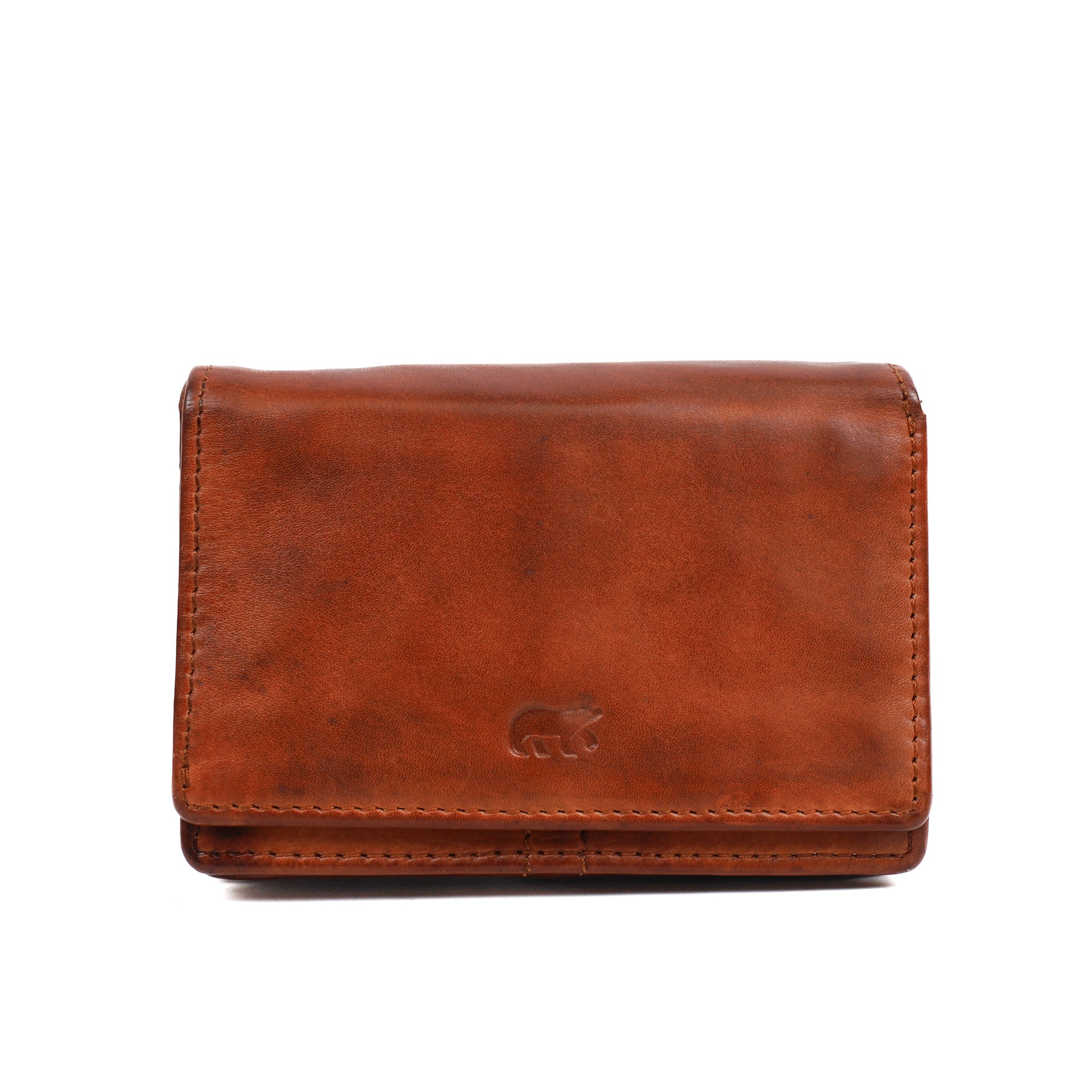 Flap wallet 'Nina' cognac