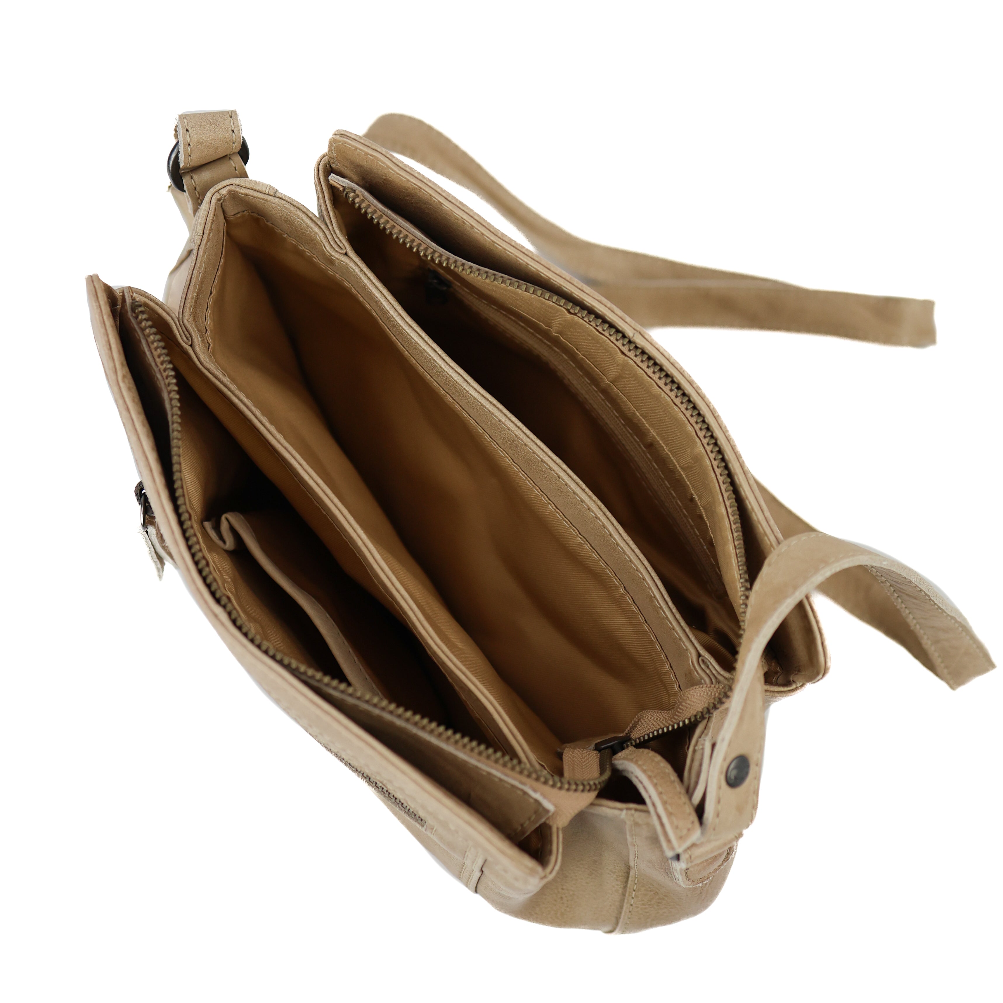 Schoudertasje 'Miley' beige