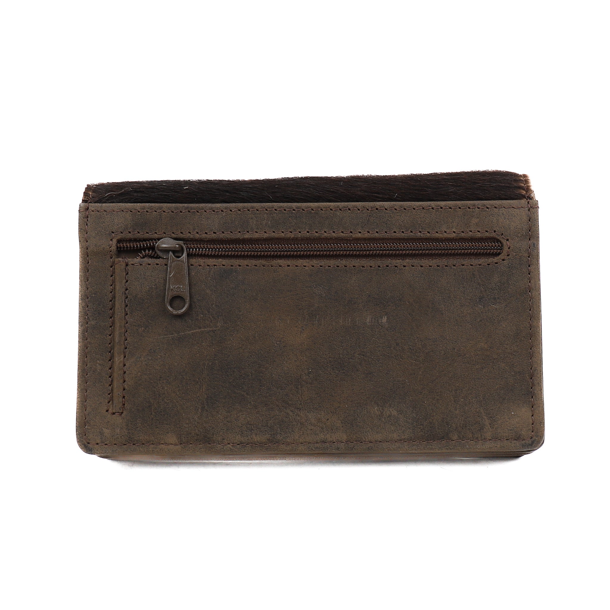 Wrap wallet 'Emma' fur brown