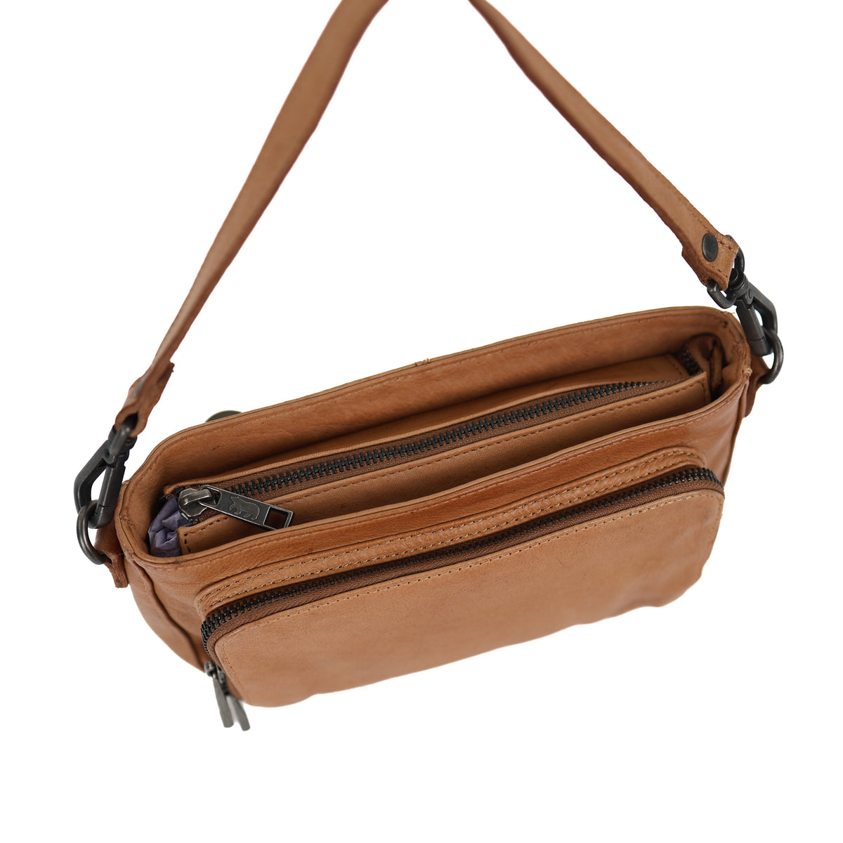 Small handbag/shoulderbag 'Livia' taupe