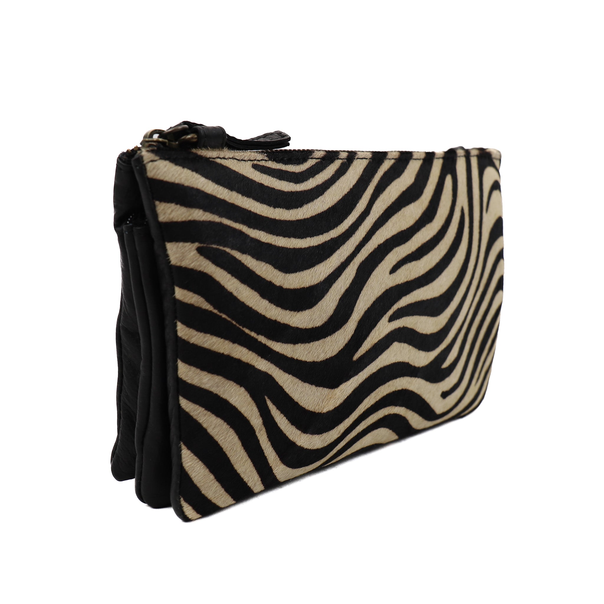Wallet bag 'Uma' black/zebra