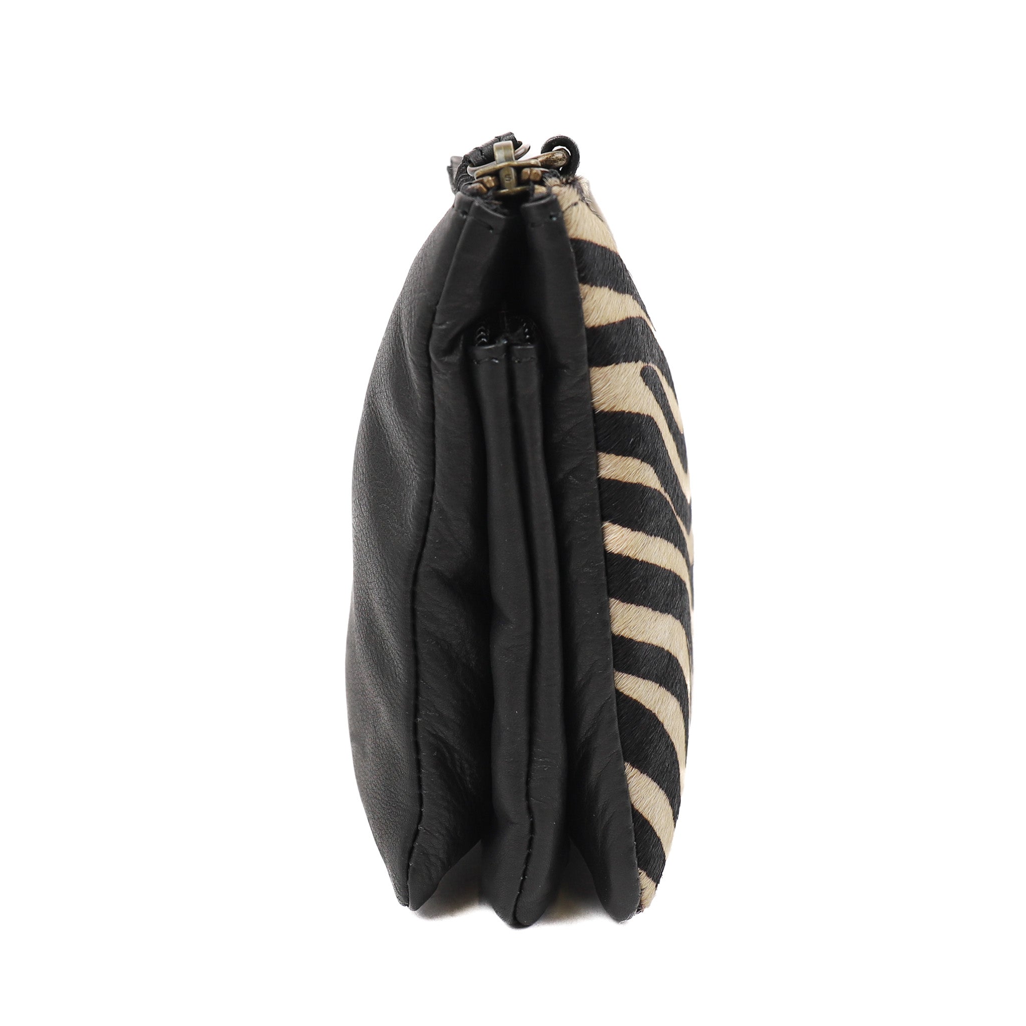 Wallet bag 'Uma' black/zebra