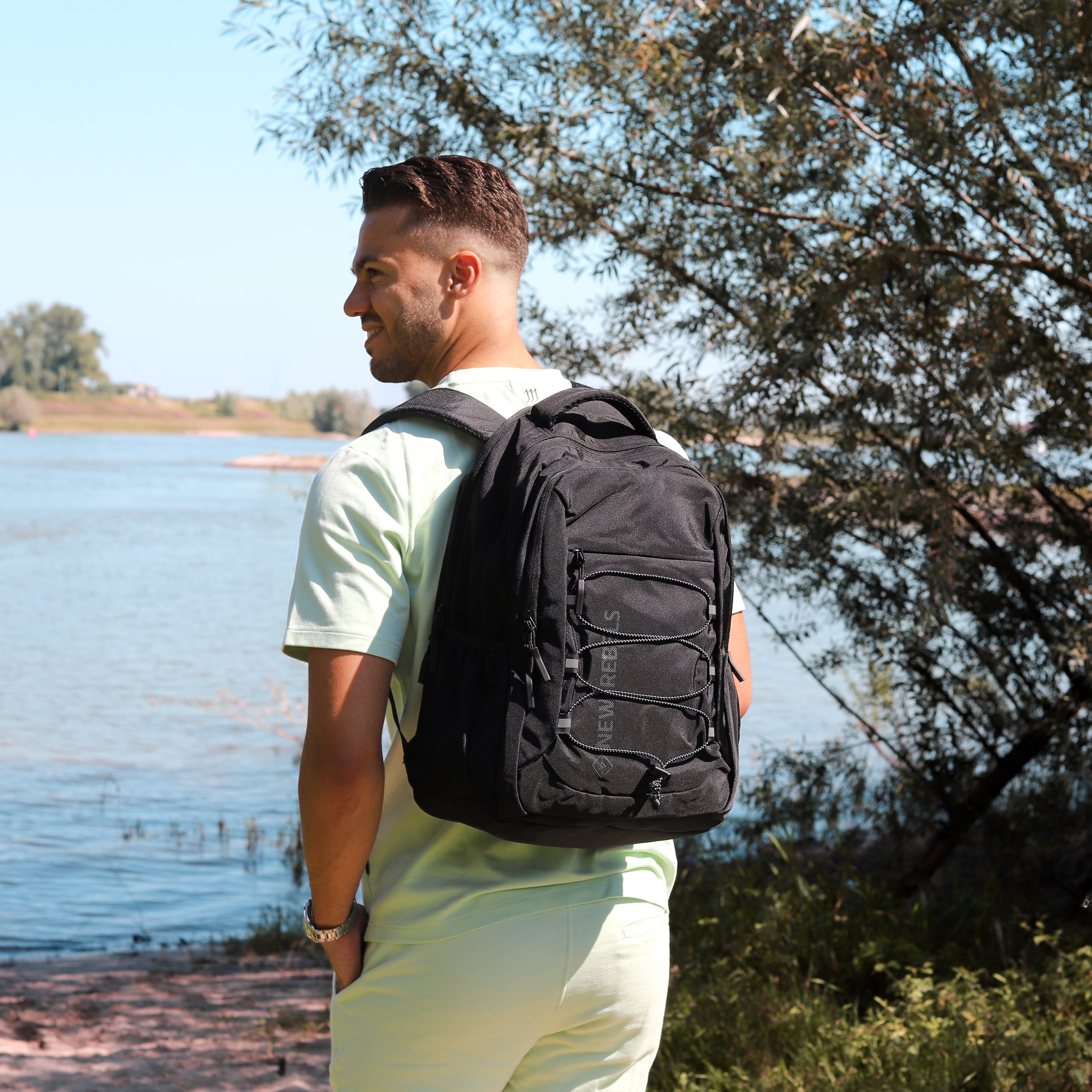 Waterproof backpack 'Leander' 27L black