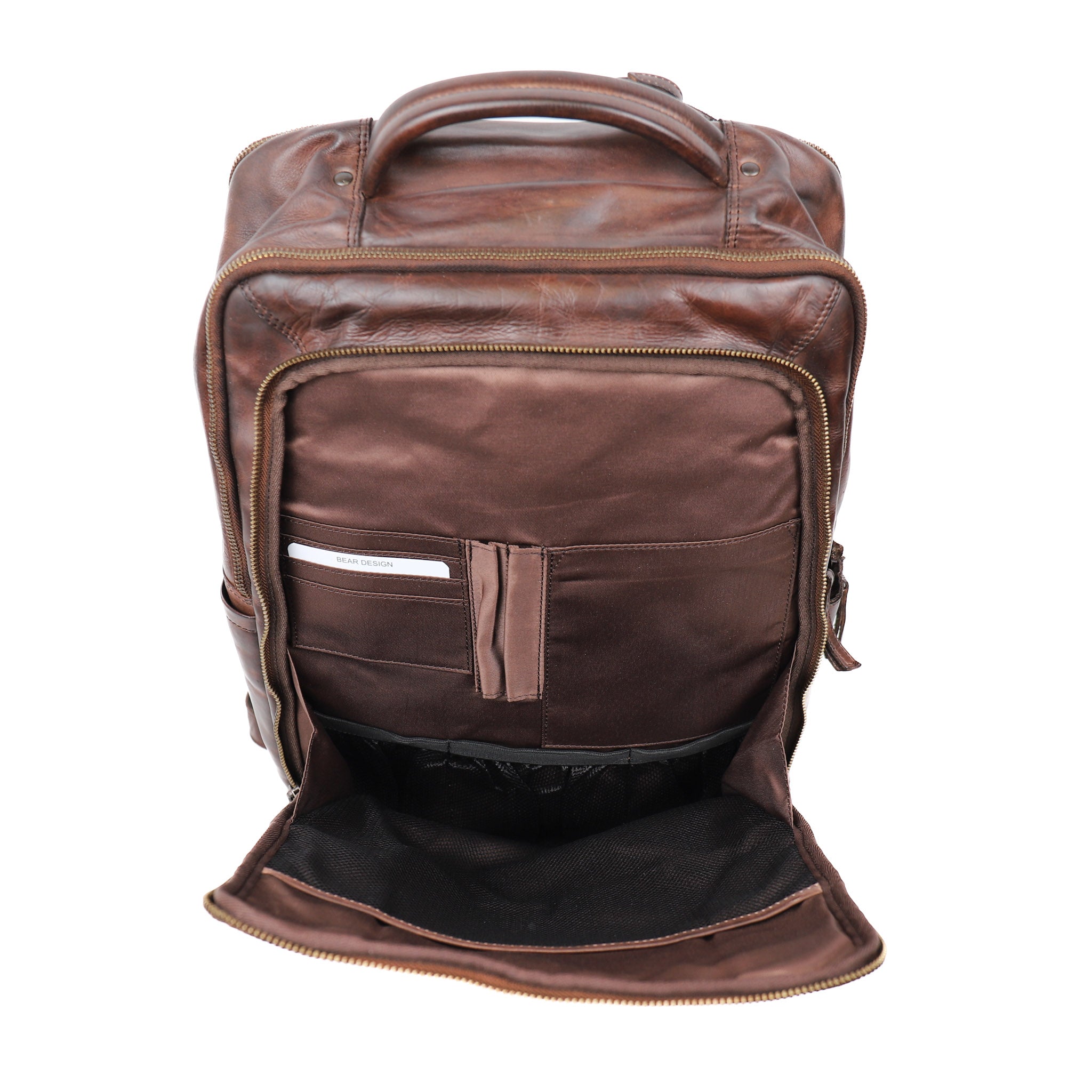 Laptop backpack 'Jayden' L dark brown