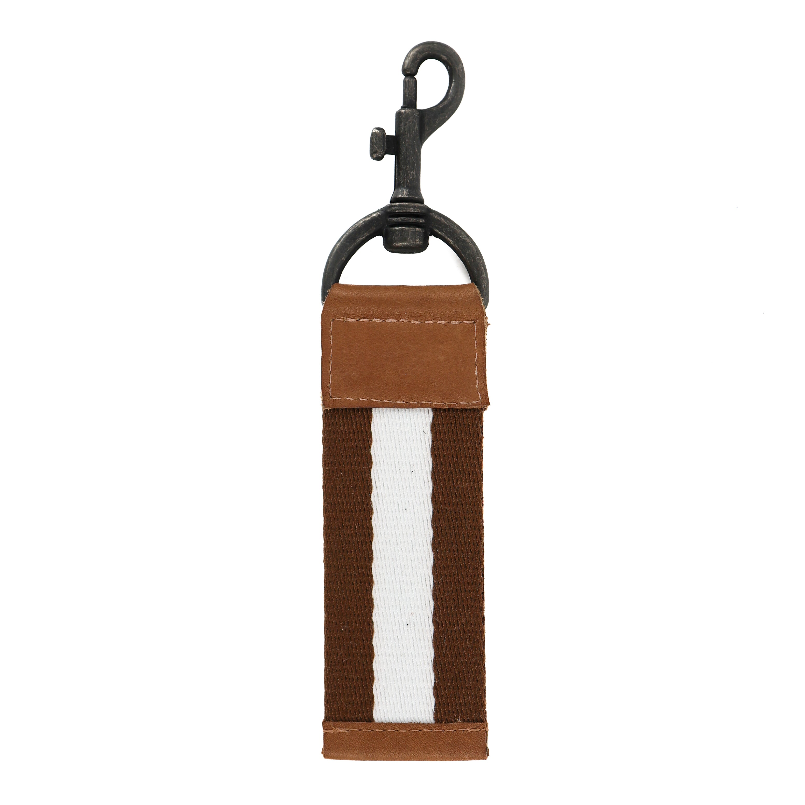 Personaliseerbare sleutelhanger cognac