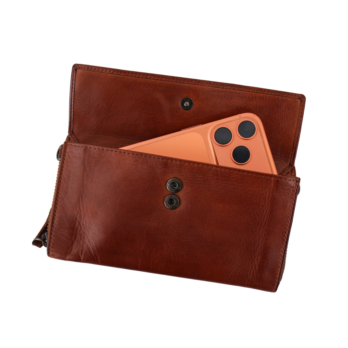 Telefoontasje 'Eden' cognac