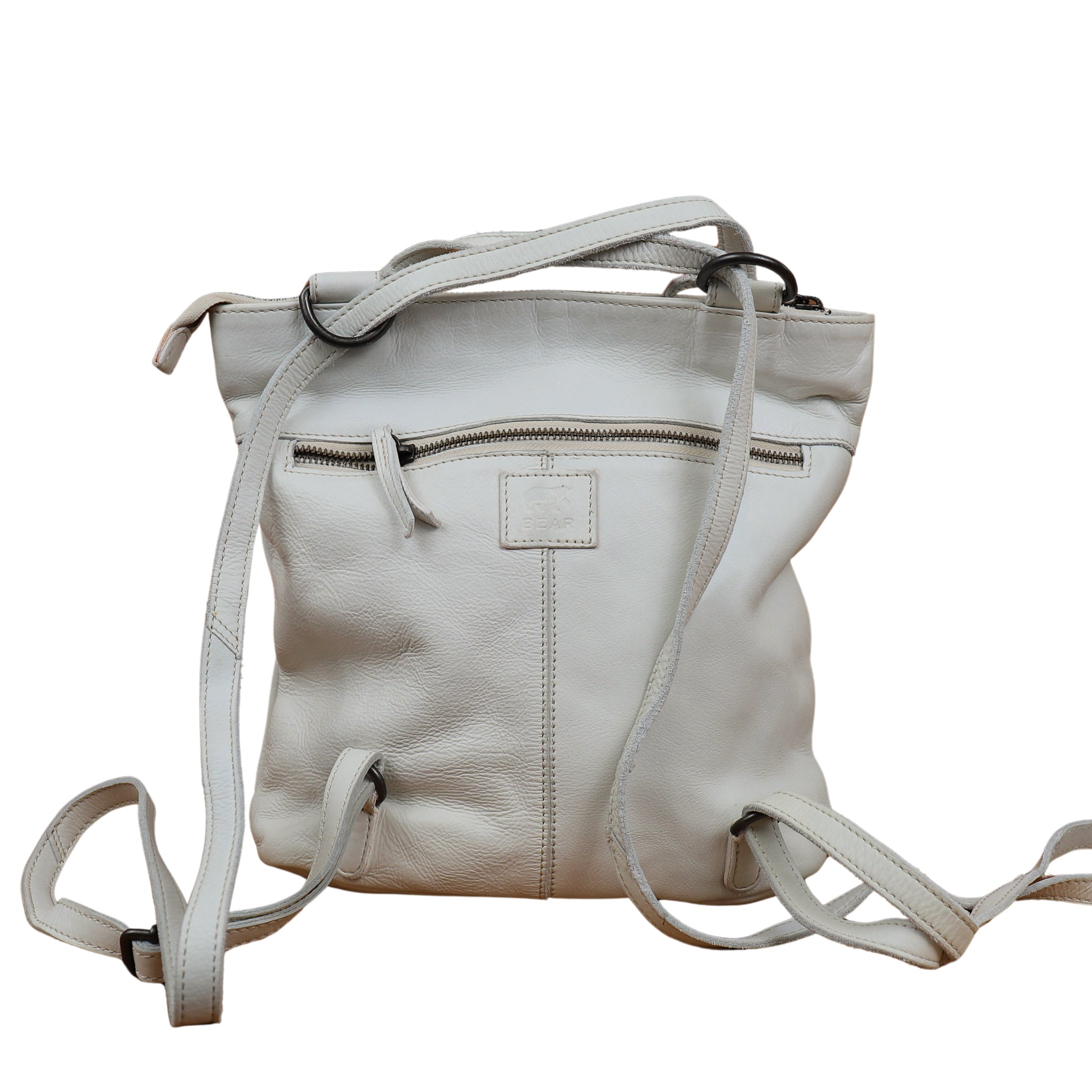 Backpack/shoulder bag 'Sandy' Dirty White