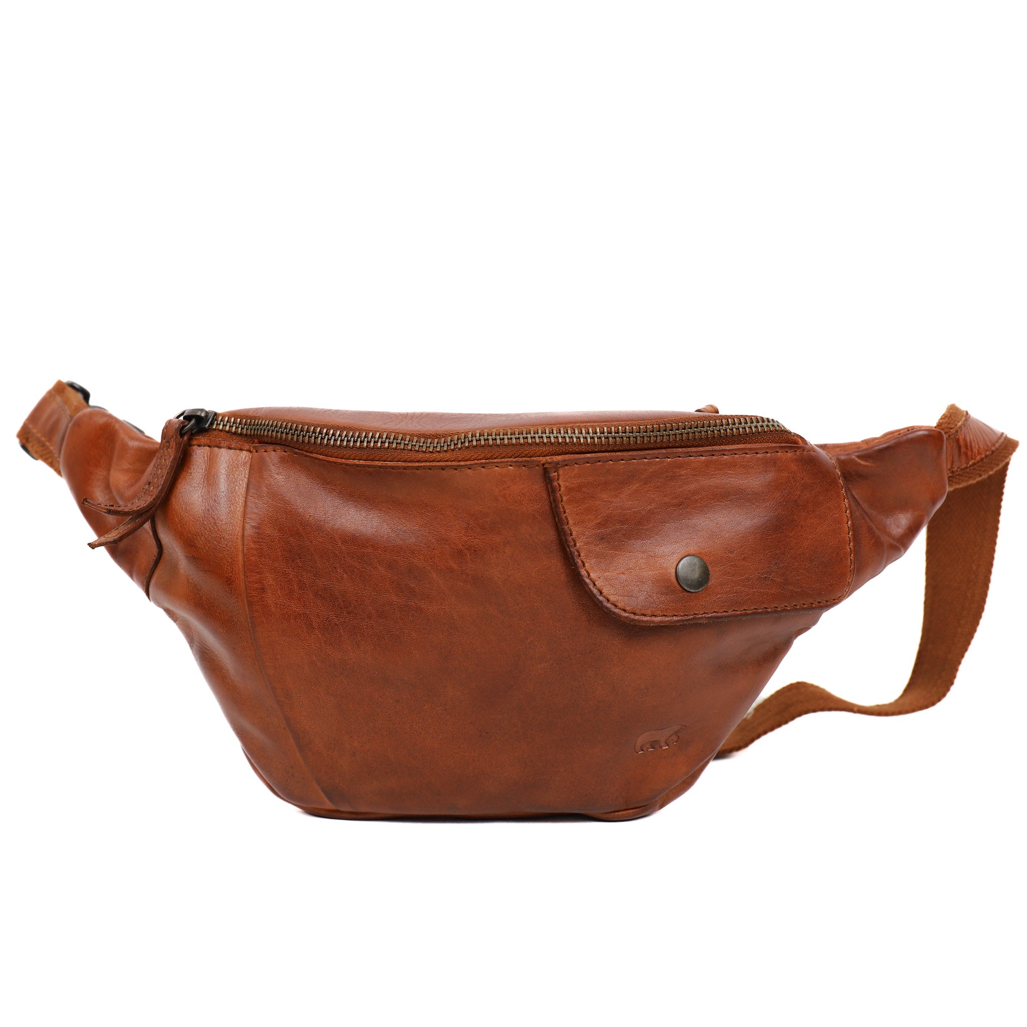 Waist bag 'Matt' cognac