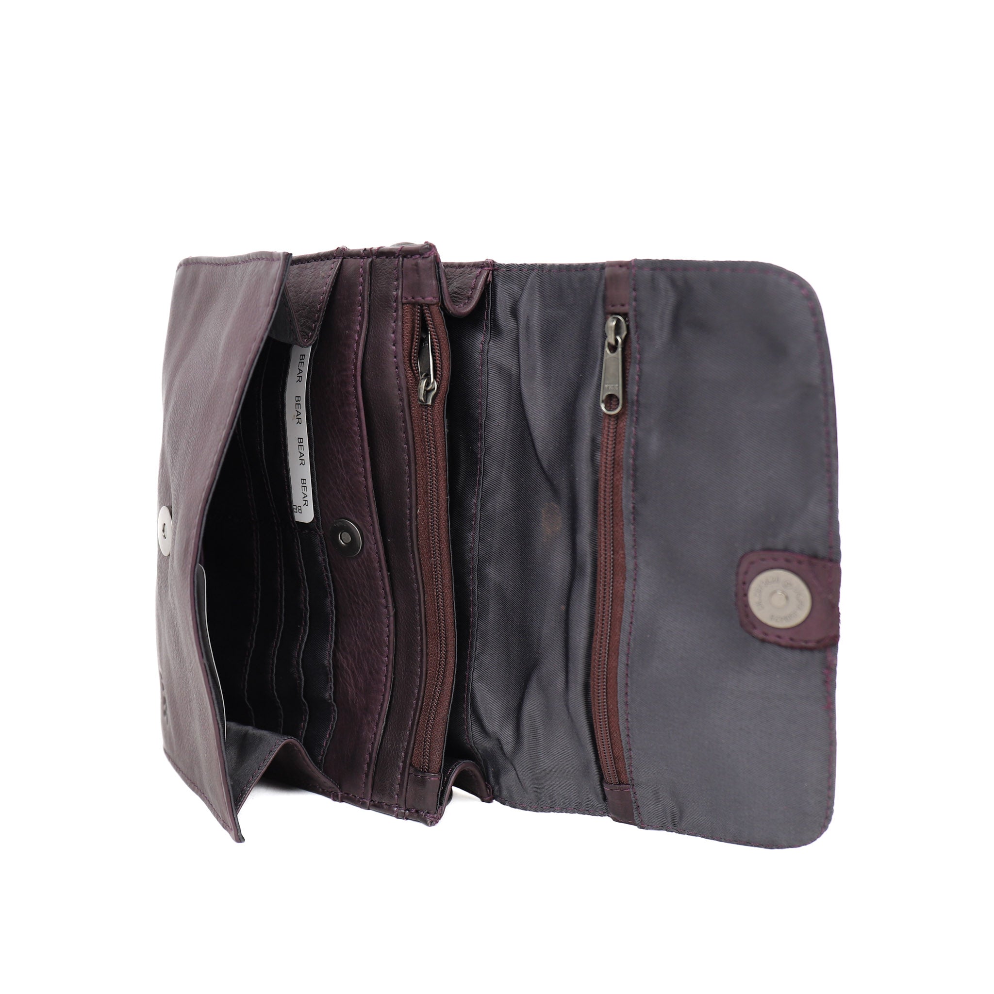 Envelope bag 'Joëlle' plum