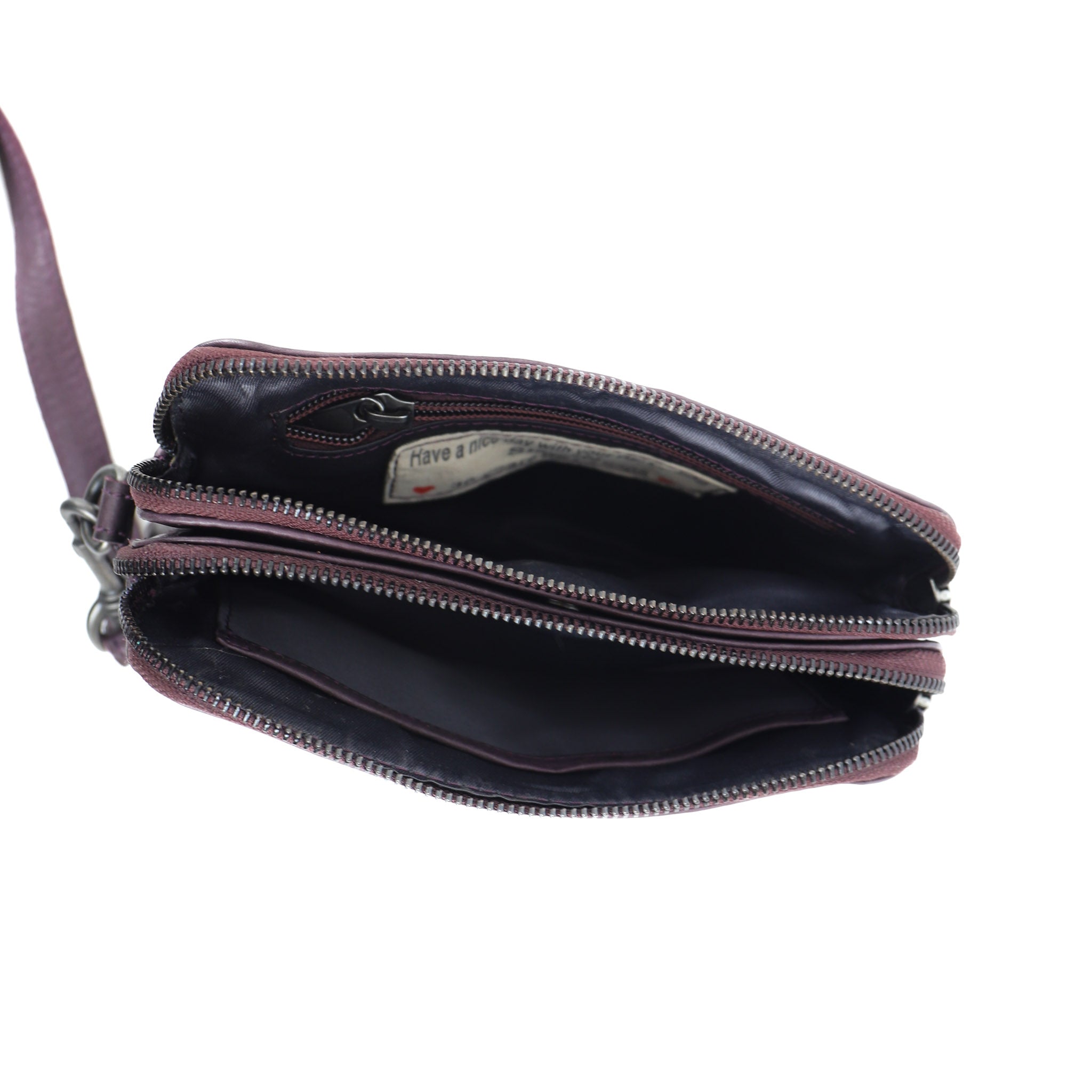 Shoulder bag 'Simon' plum