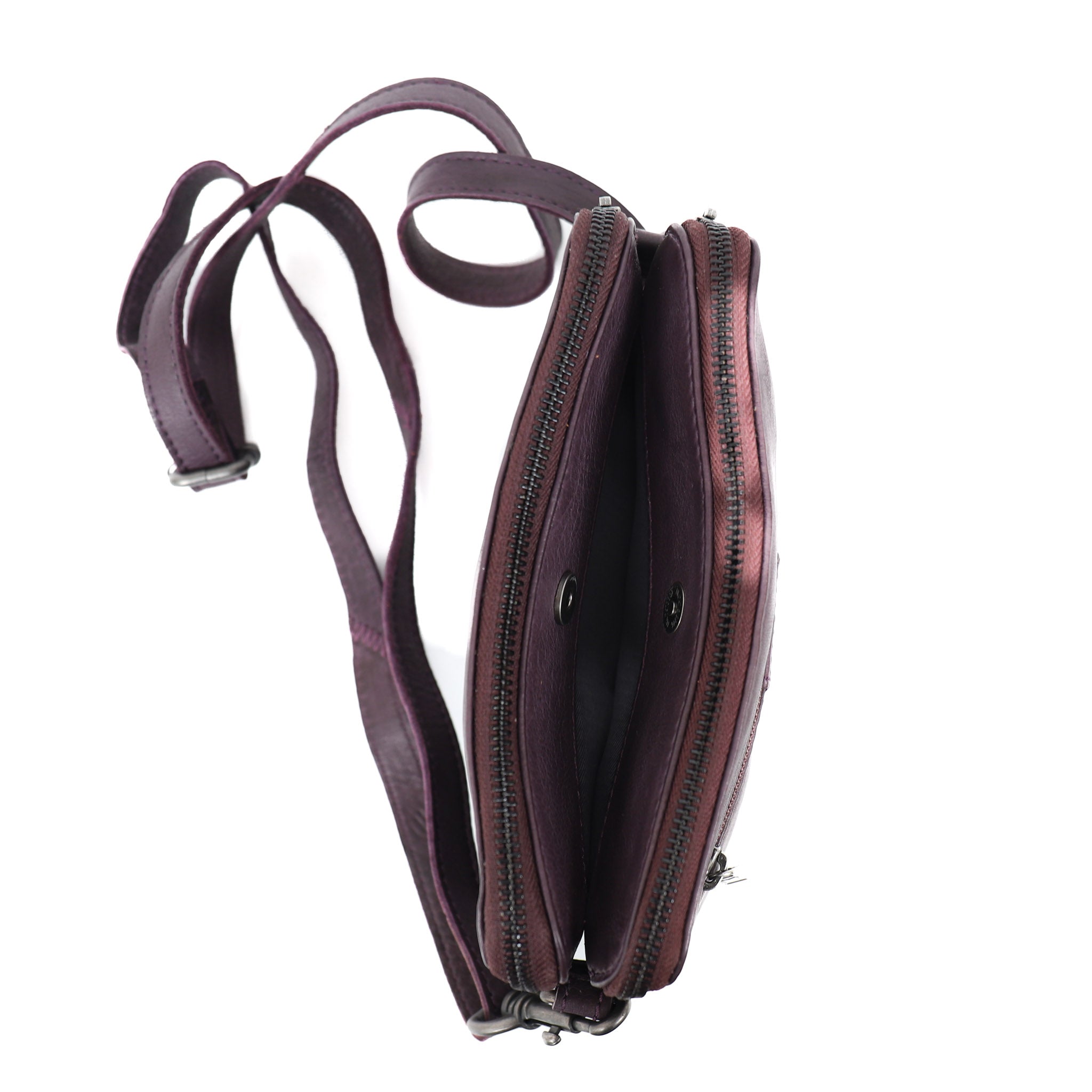 Shoulder bag 'Simon' plum