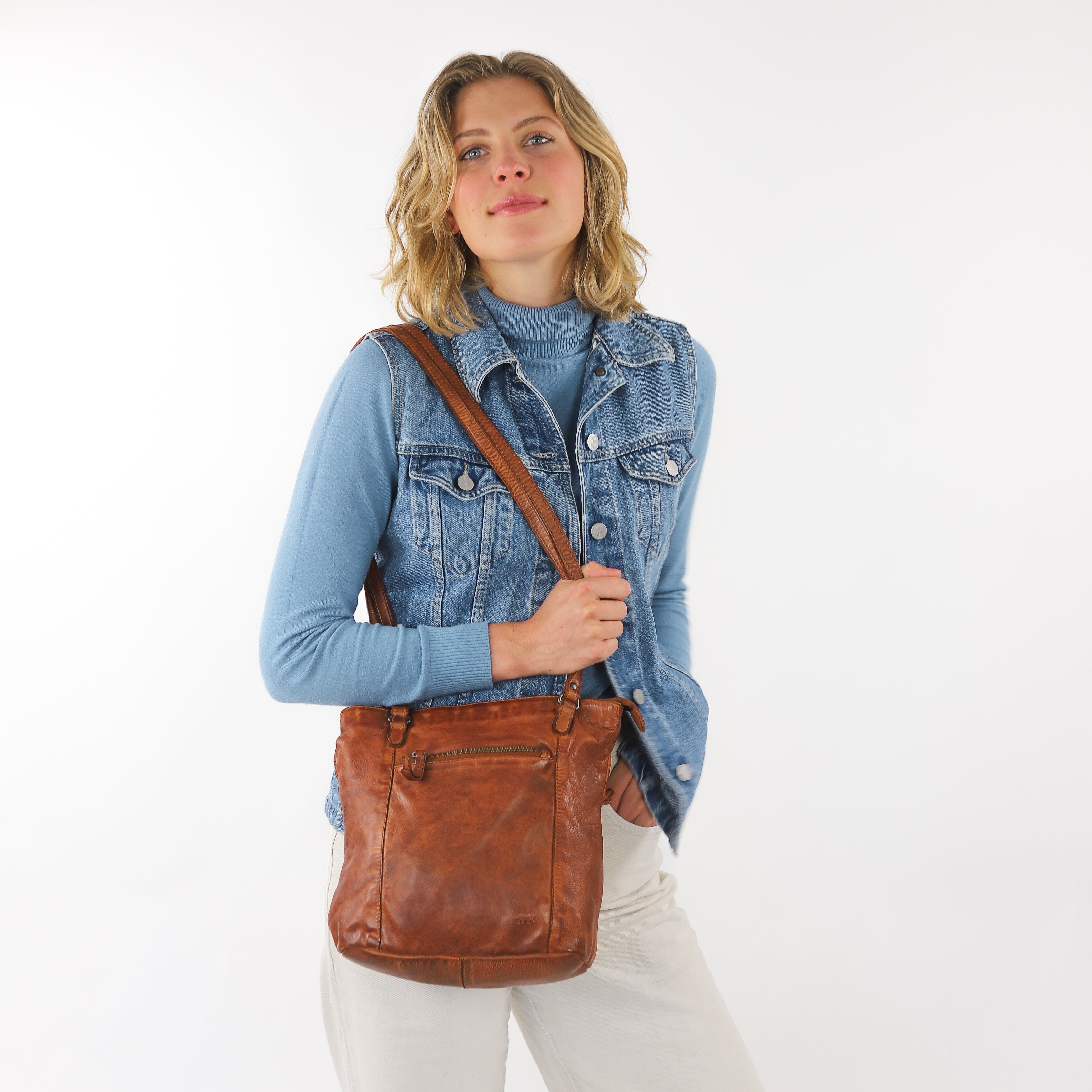 Backpack/shoulder bag 'Sandy' burgundy - CL 40273