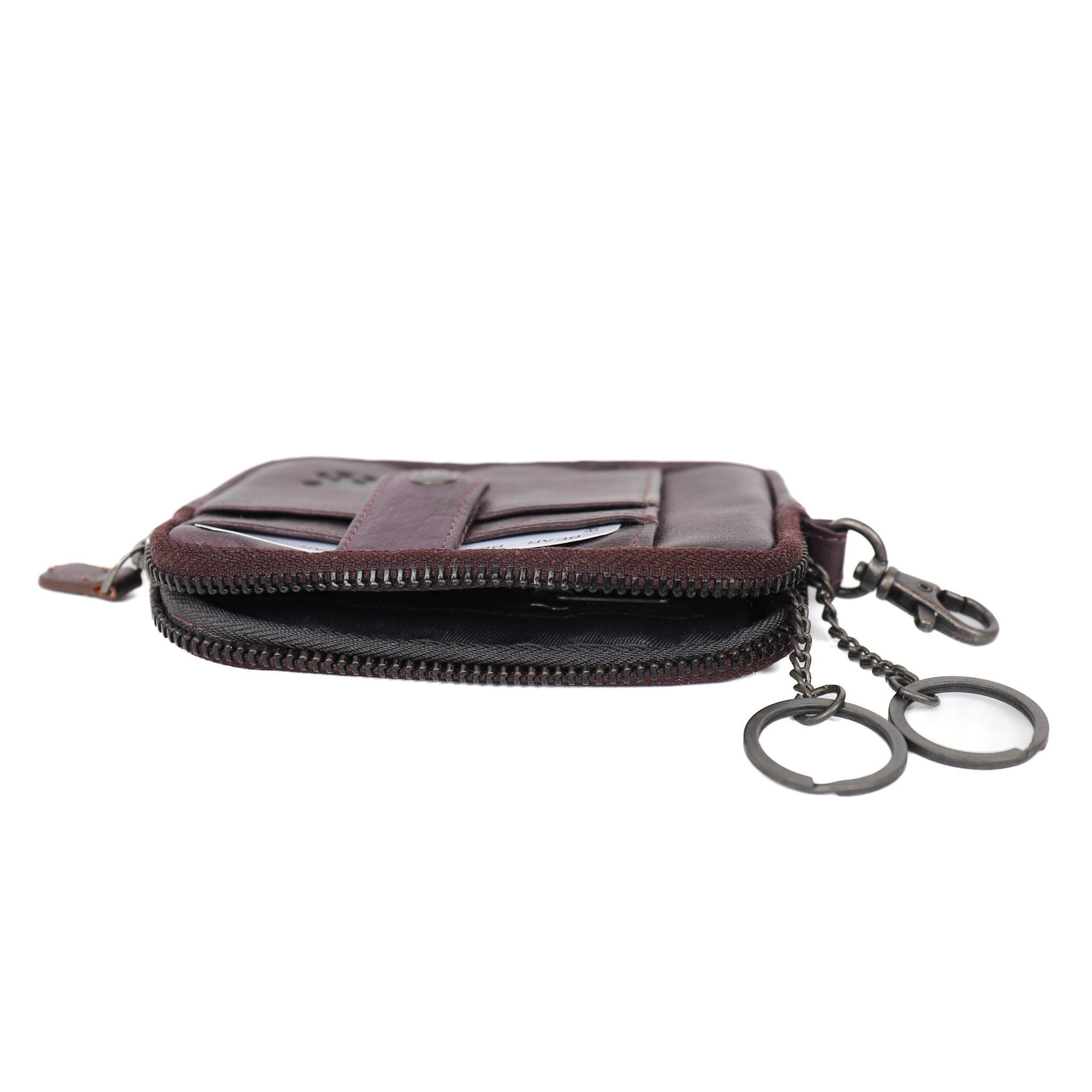 Key pouch 'Maise' plum