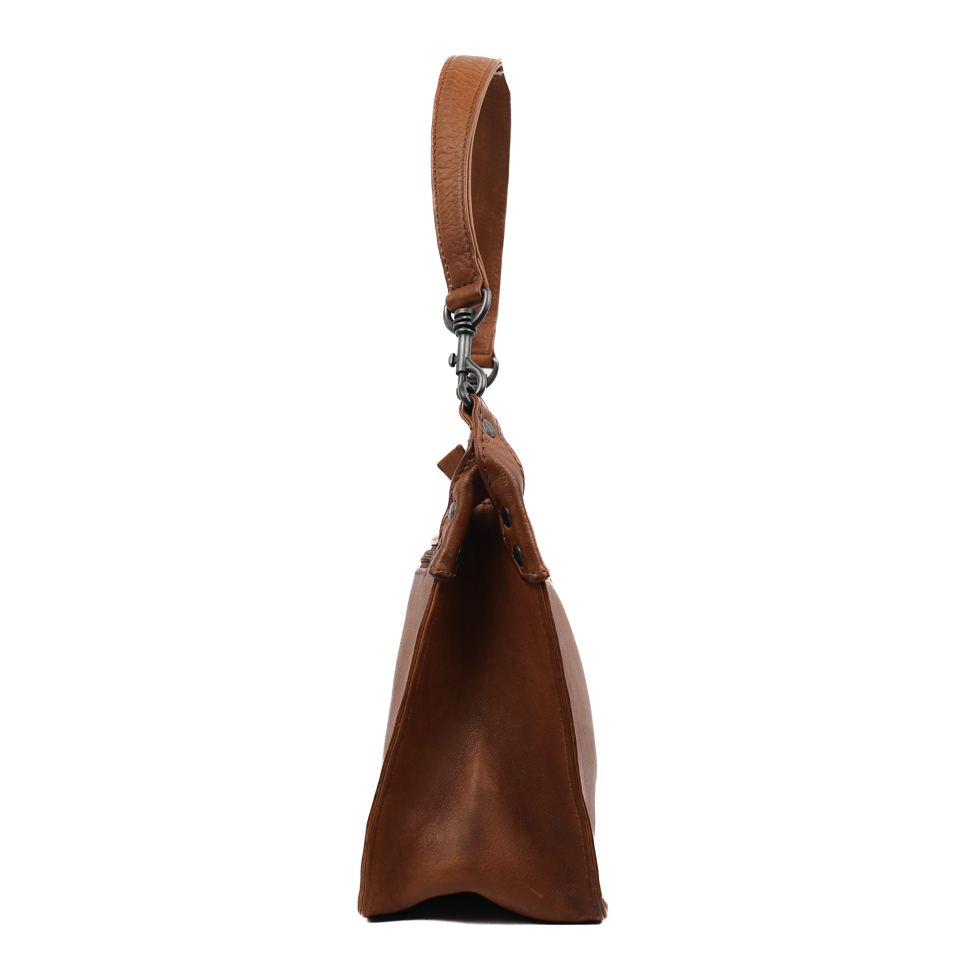 Hand/shoulder bag 'Clemens Mini' cognac