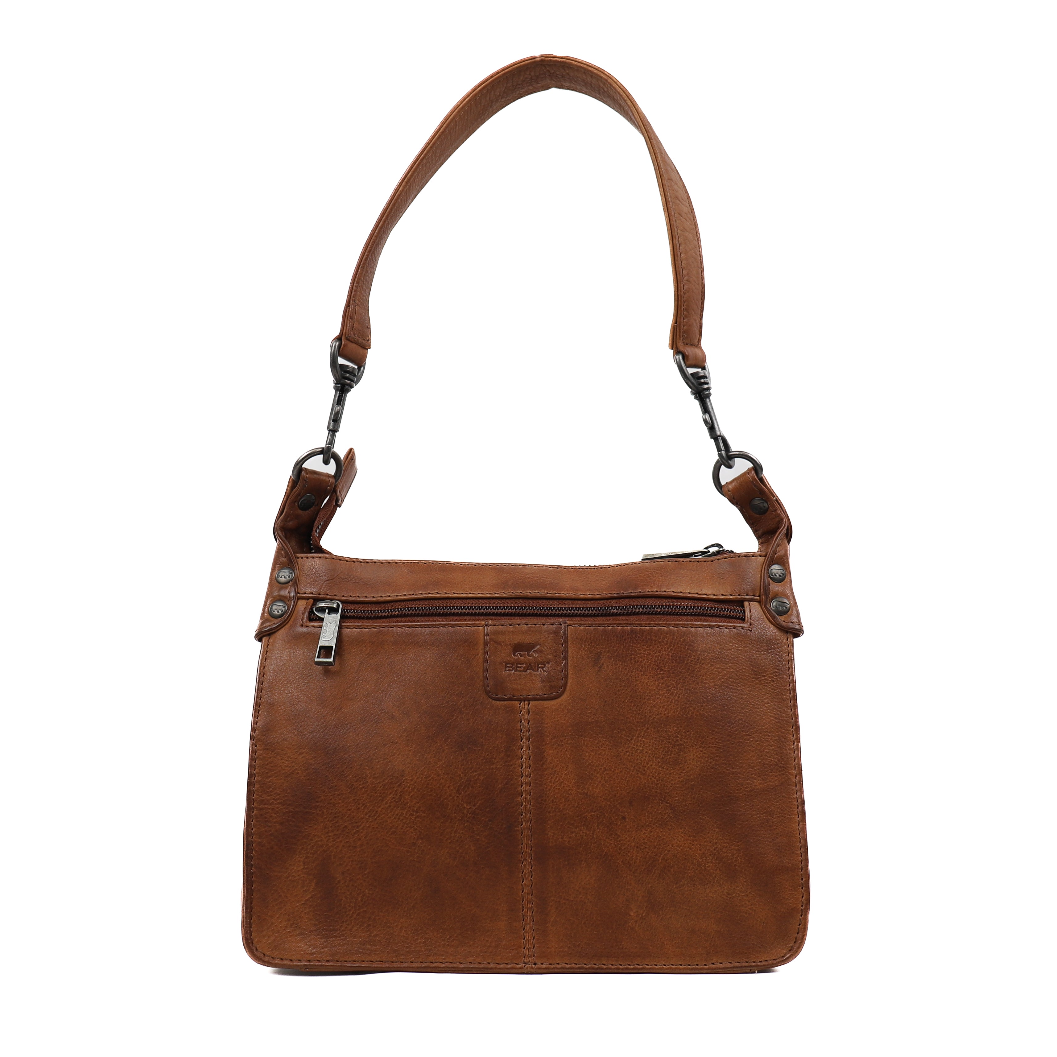 Hand-/schoudertasje 'Clemens Mini' cognac