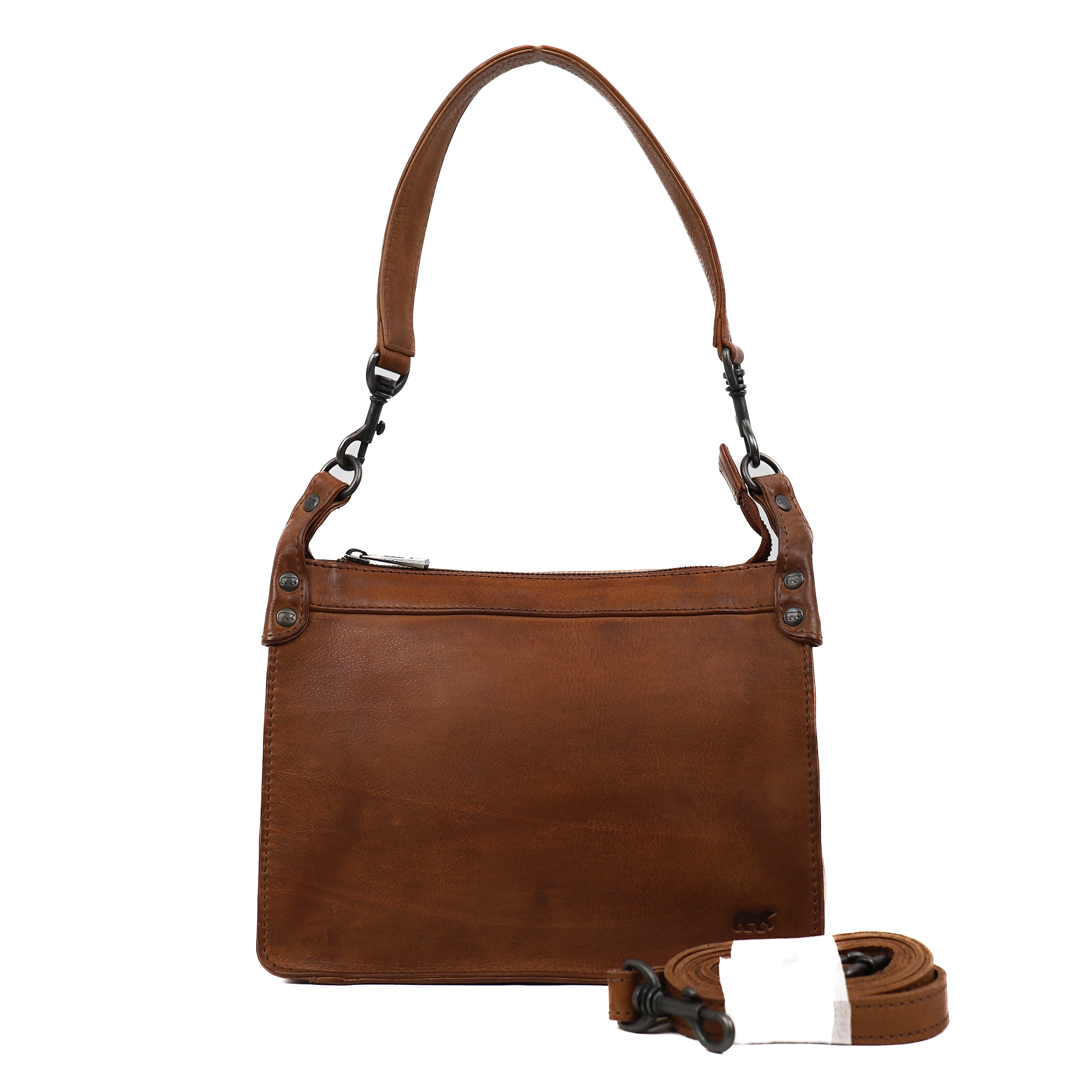 Hand/shoulder bag 'Clemens Mini' cognac