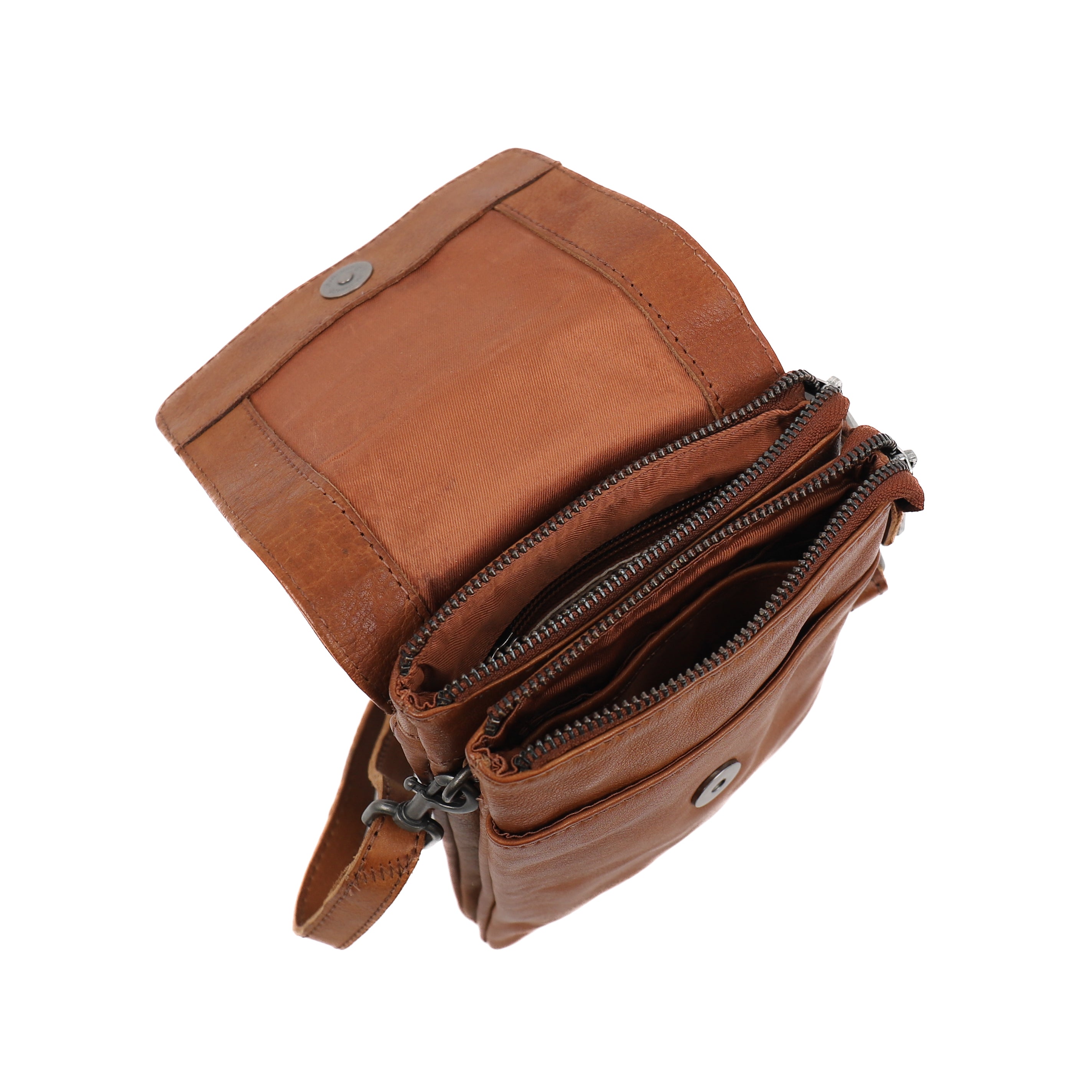 Shoulder bag 'Daisy' cognac