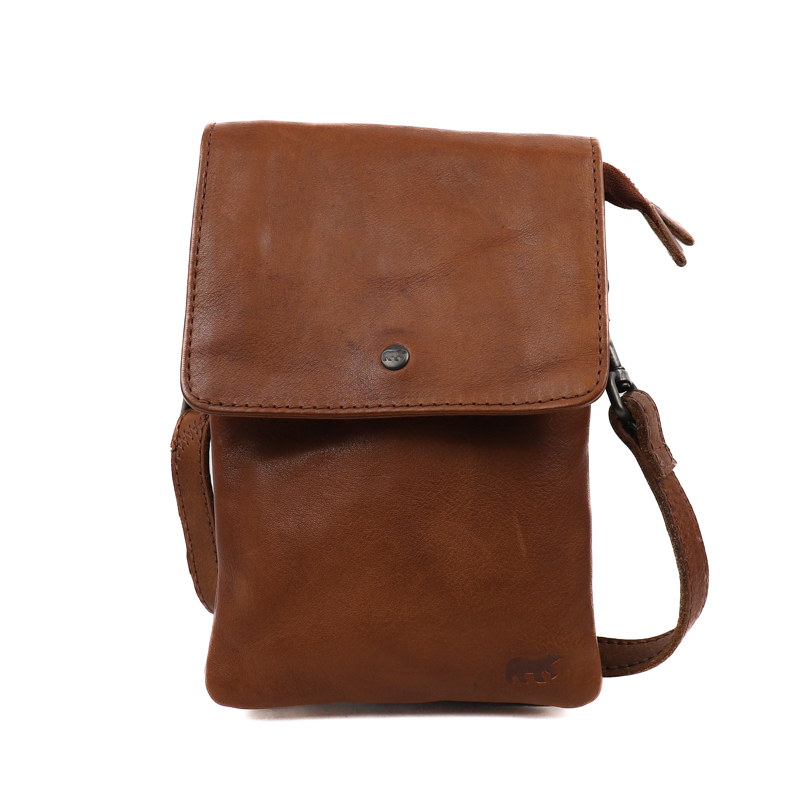 Shoulder bag 'Daisy' cognac